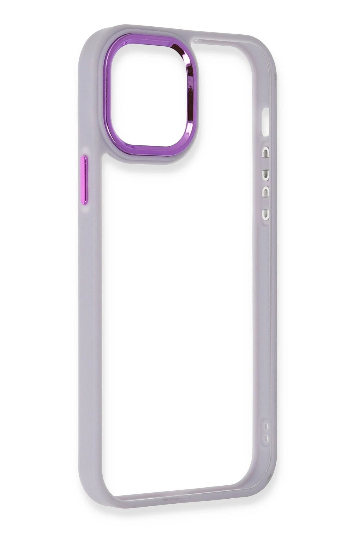 Newface iPhone 12 Pro Max Kılıf Dora Kapak - Lila