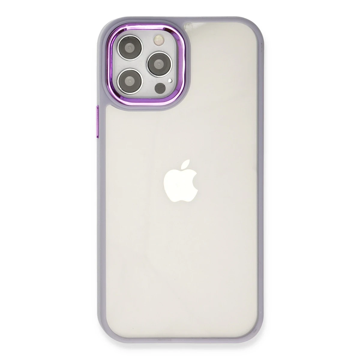 Newface Apple iPhone 12 Pro Max Kılıf Dora Kapak - Lila
