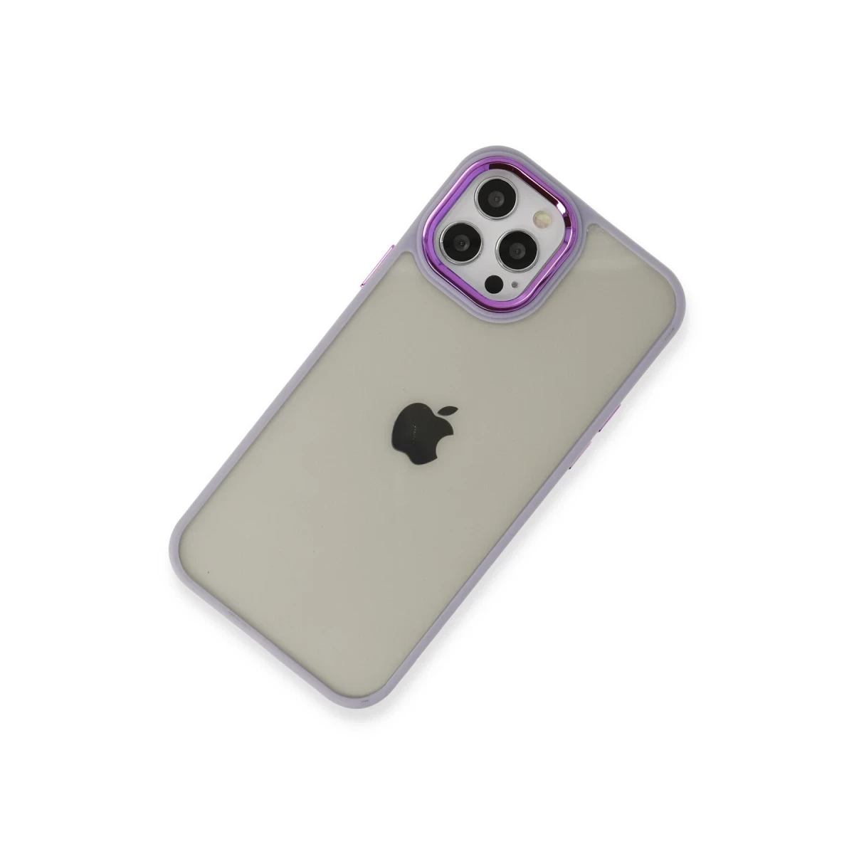 Newface Apple iPhone 12 Pro Max Kılıf Dora Kapak - Lila