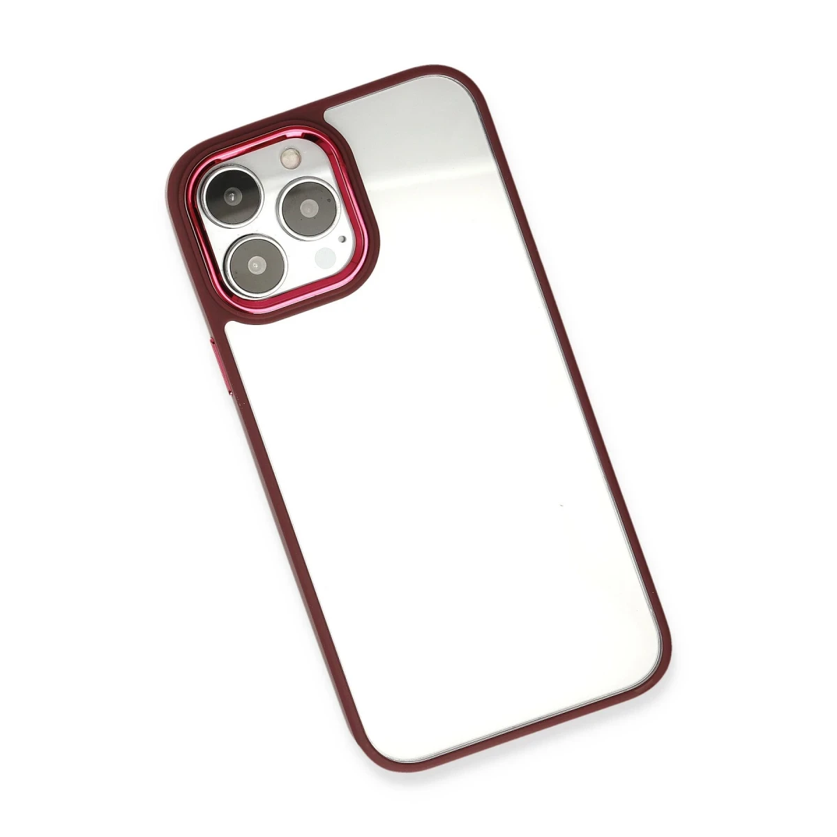 Newface Apple iPhone 13 Pro Kılıf Dora Kapak - Kırmızı