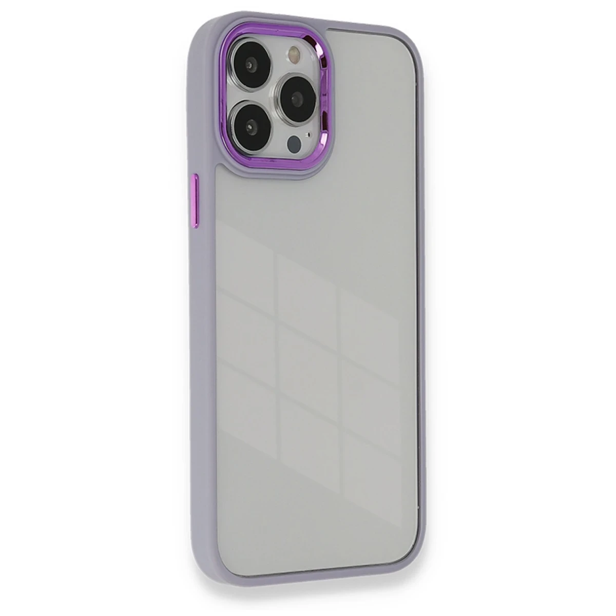 Newface Apple iPhone 13 Pro Kılıf Dora Kapak - Lila