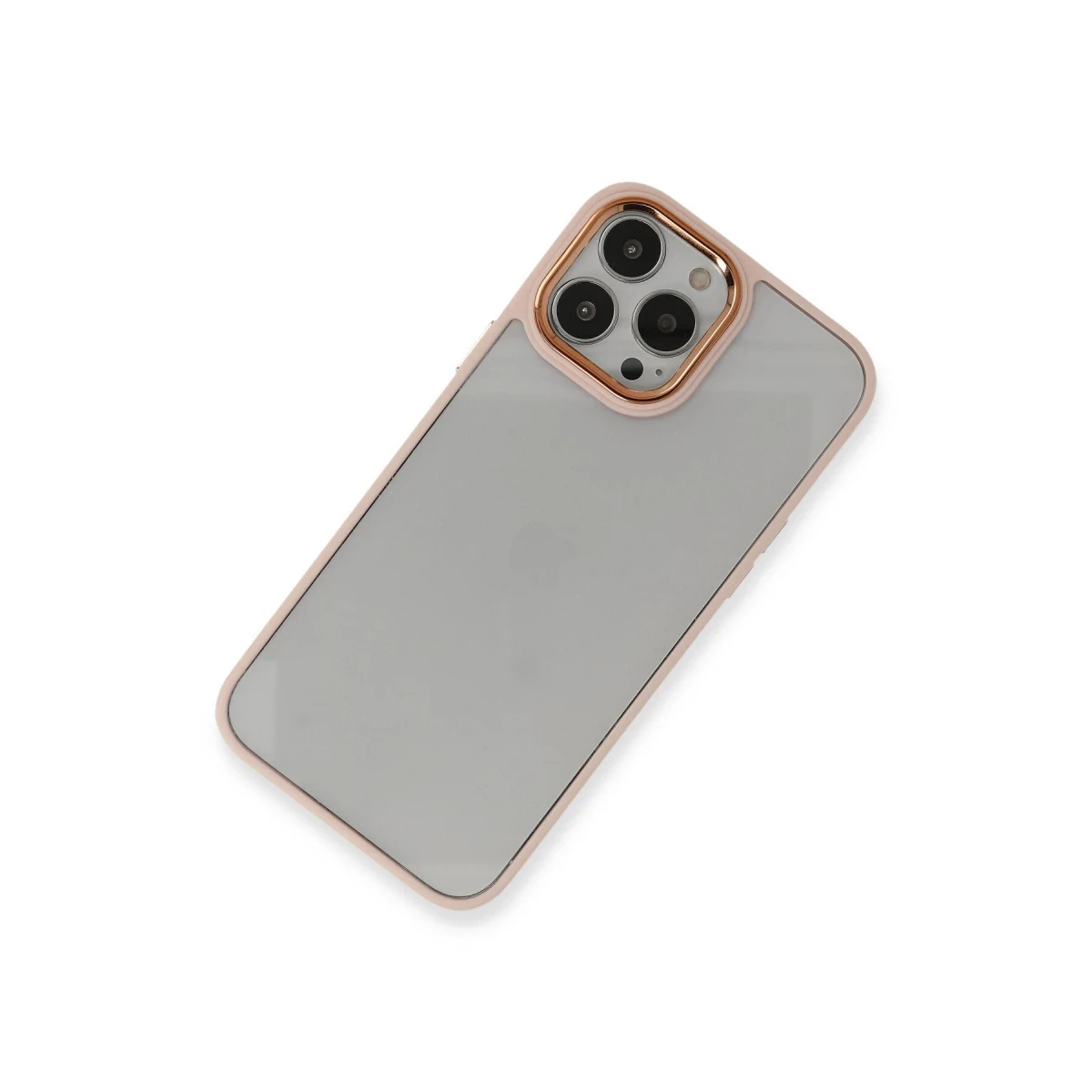 Newface Apple iPhone 13 Pro Max Kılıf Dora Kapak - Pudra