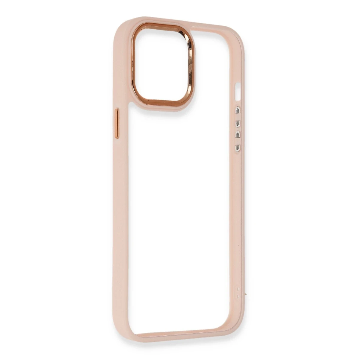 Newface Apple iPhone 13 Pro Max Kılıf Dora Kapak - Pudra