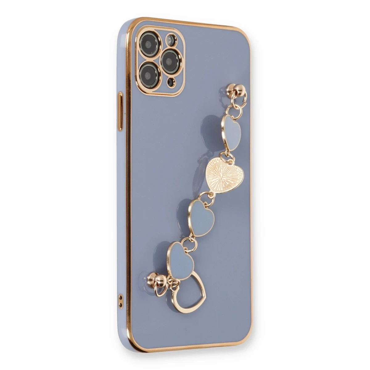 Newface Apple iPhone 11 Pro Kılıf Esila Silikon - Gri