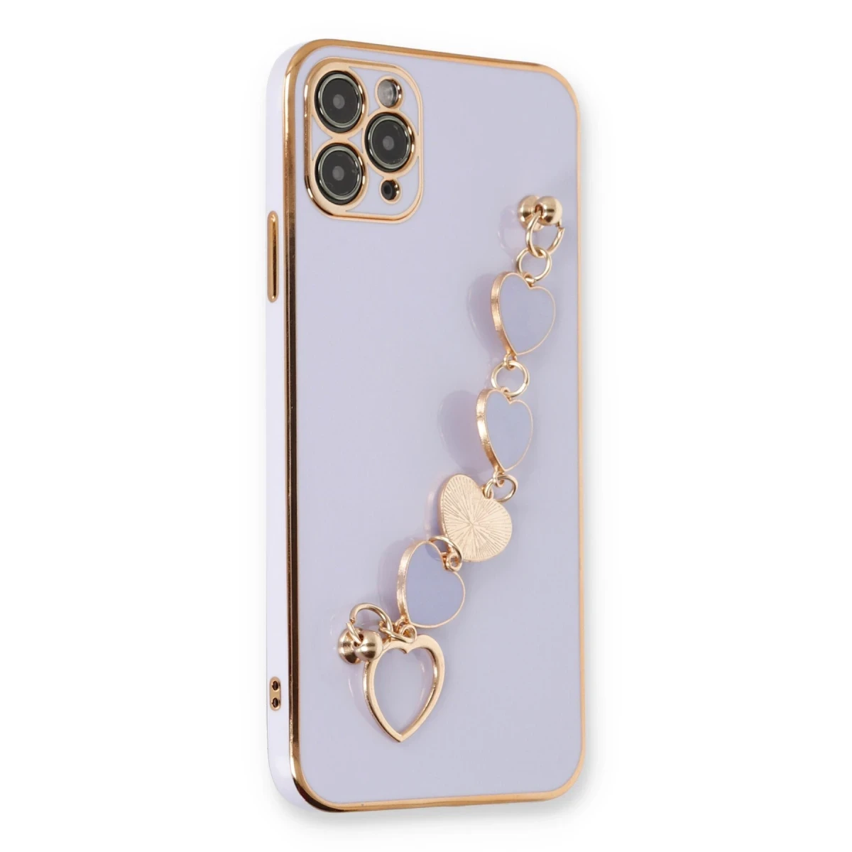 Newface Apple iPhone 11 Pro Kılıf Esila Silikon - Lila