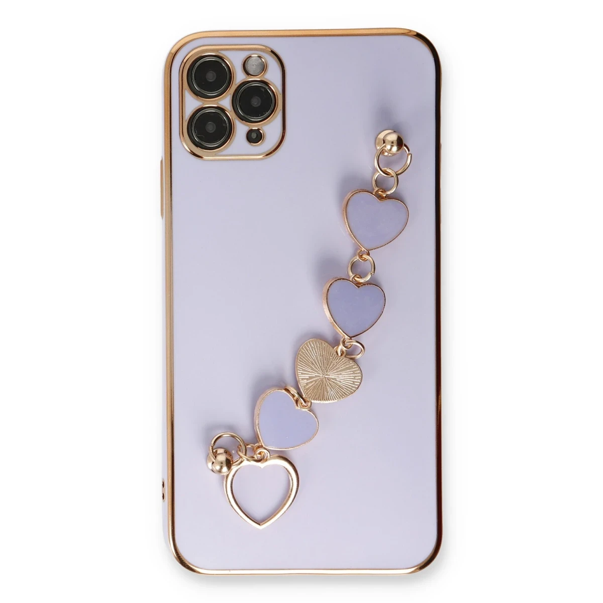 Newface Apple iPhone 11 Pro Kılıf Esila Silikon - Lila