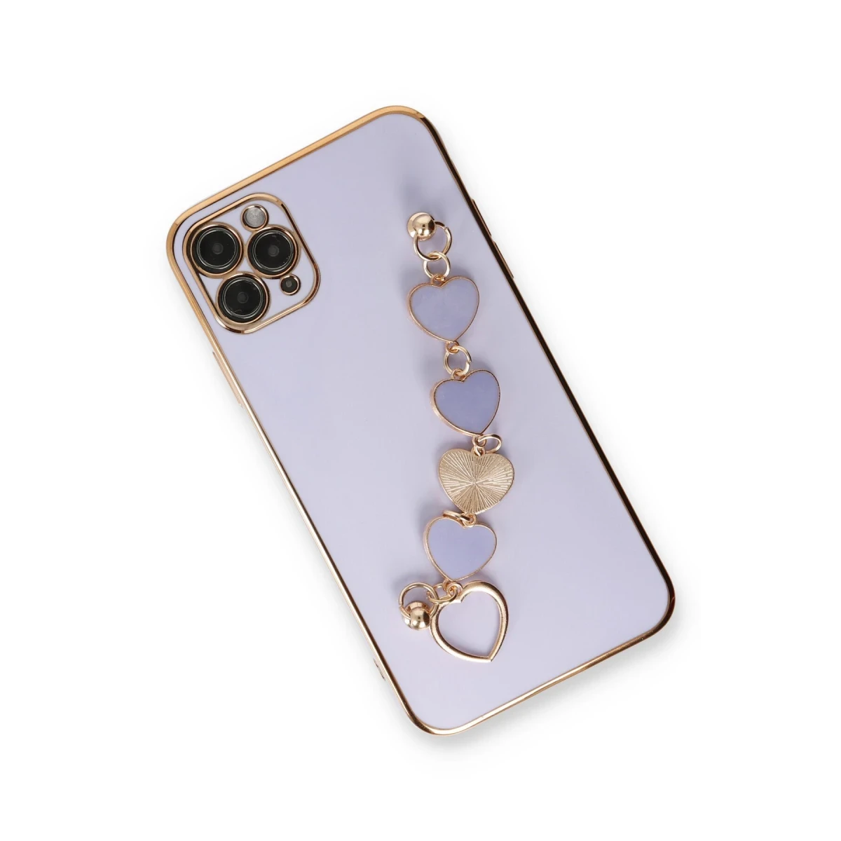 Newface Apple iPhone 11 Pro Kılıf Esila Silikon - Lila