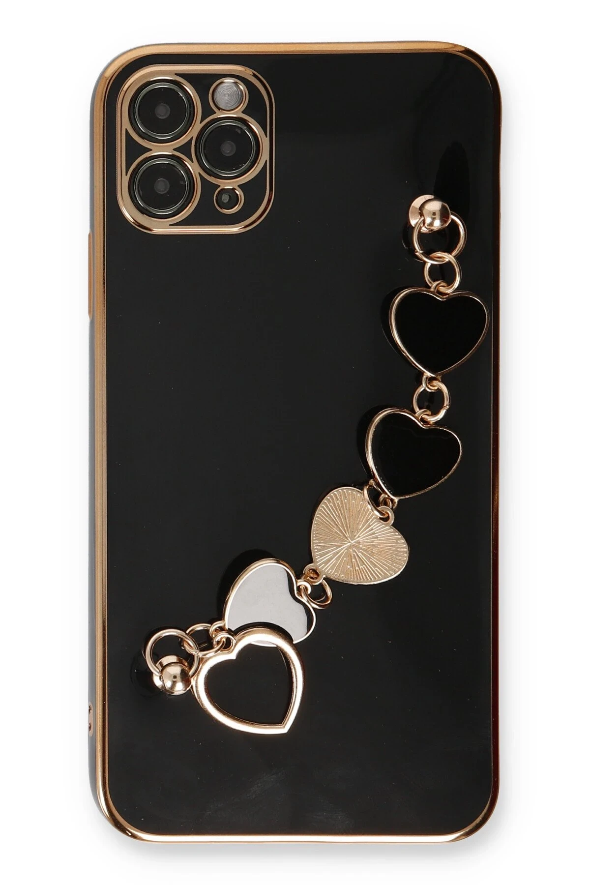 Newface iPhone 11 Pro Max Kılıf Esila Silikon - Siyah