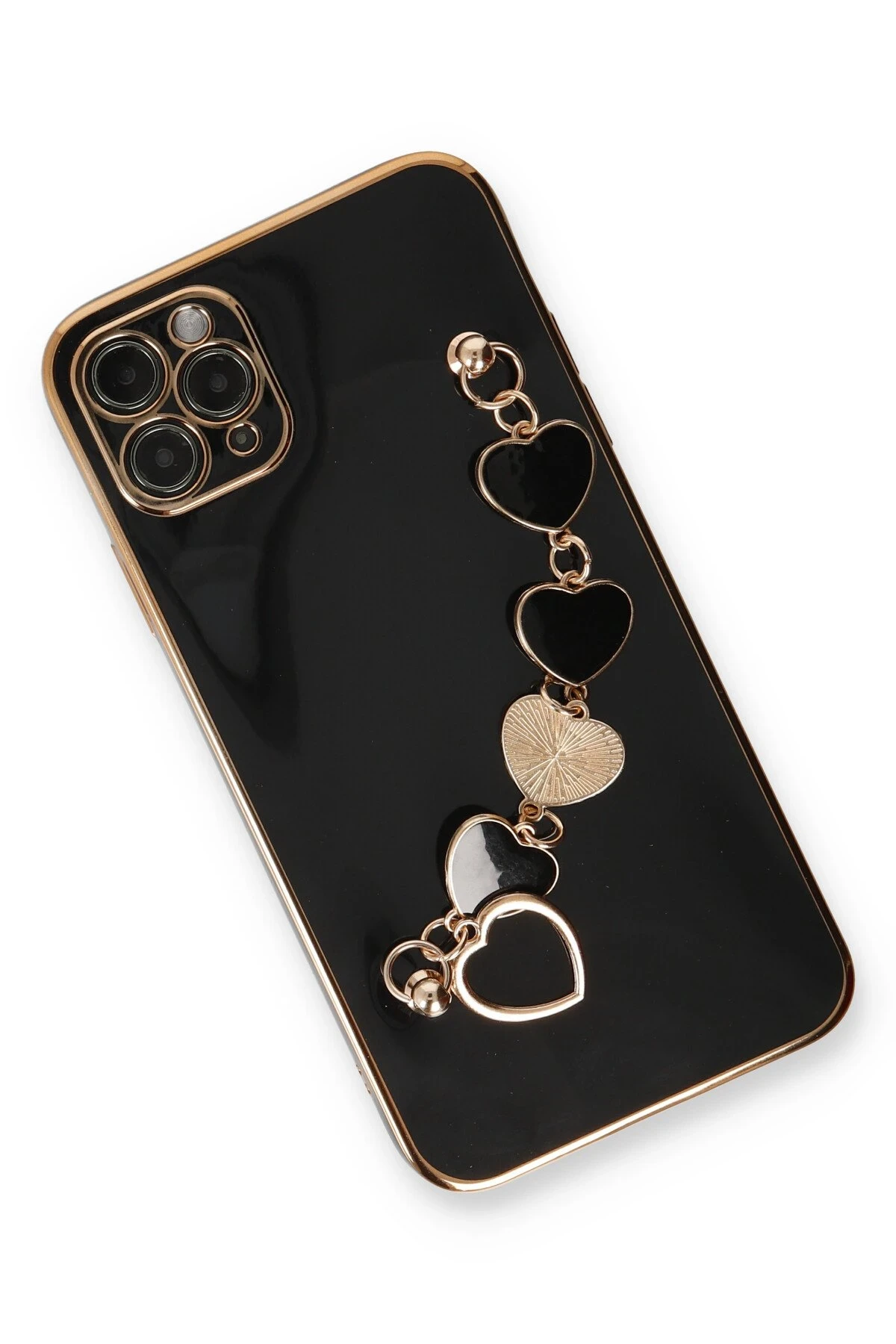 Newface iPhone 11 Pro Max Kılıf Esila Silikon - Siyah