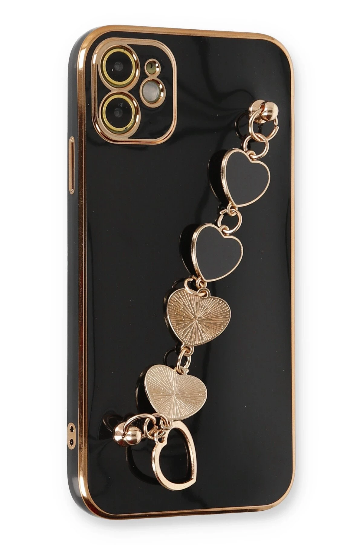 Newface iPhone 12 Kılıf Esila Silikon - Siyah