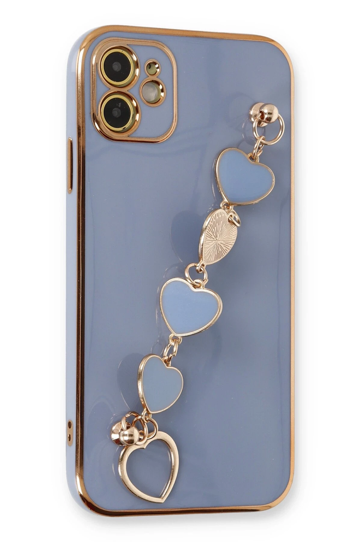 Newface iPhone 12 Kılıf Esila Silikon - Gri