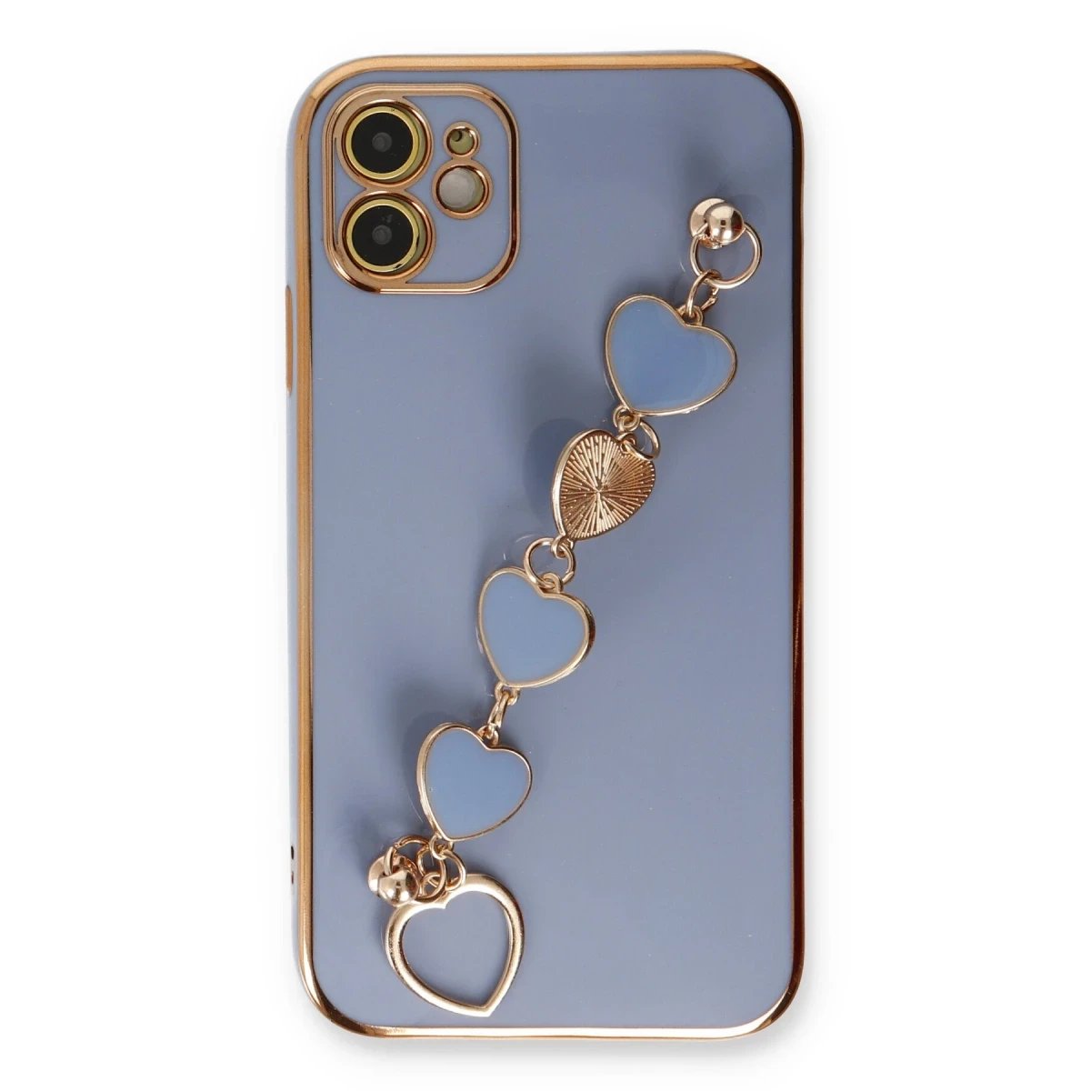 Newface Apple iPhone 12 Kılıf Esila Silikon - Gri