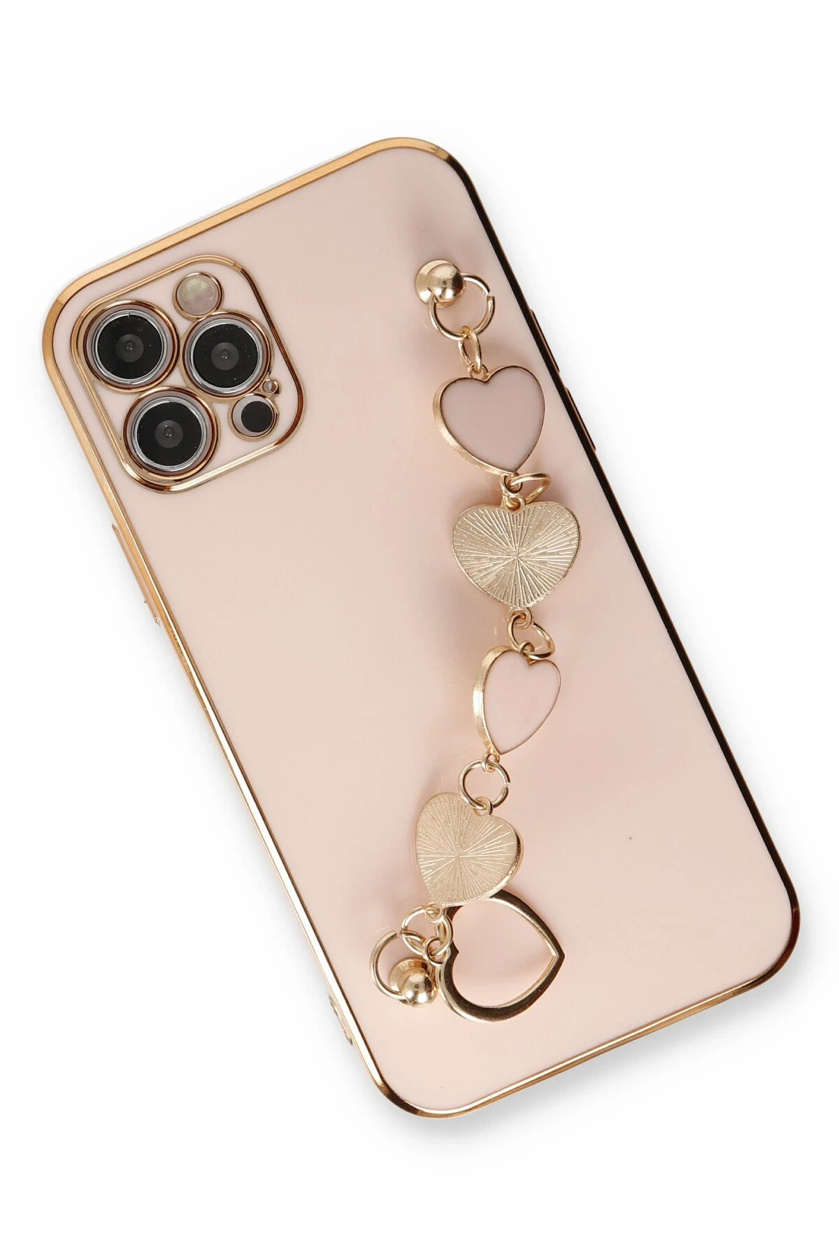Newface iPhone 12 Pro Kılıf Esila Silikon - Pudra