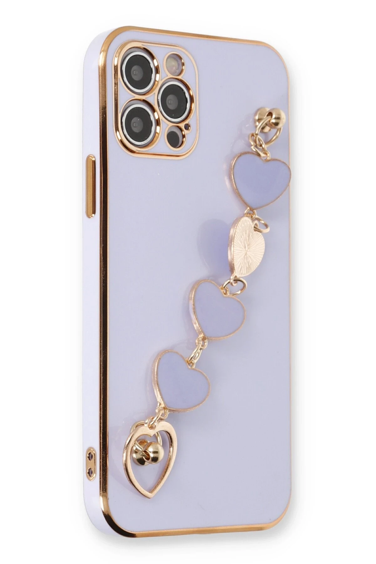 Newface iPhone 12 Pro Kılıf Esila Silikon - Lila