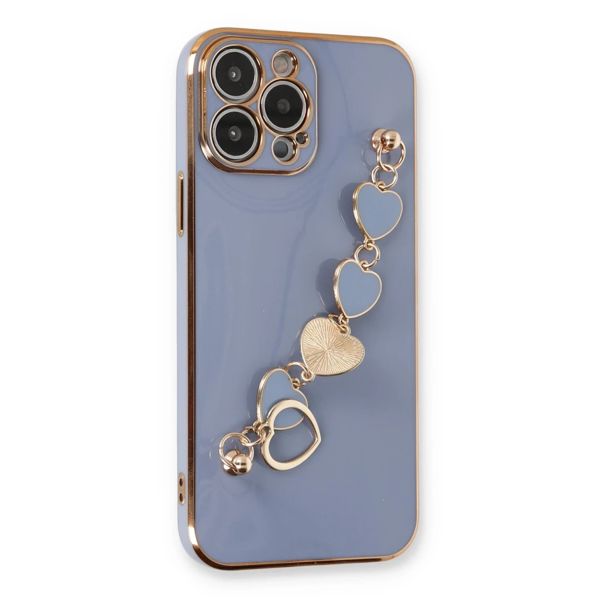 Newface Apple iPhone 13 Pro Kılıf Esila Silikon - Gri