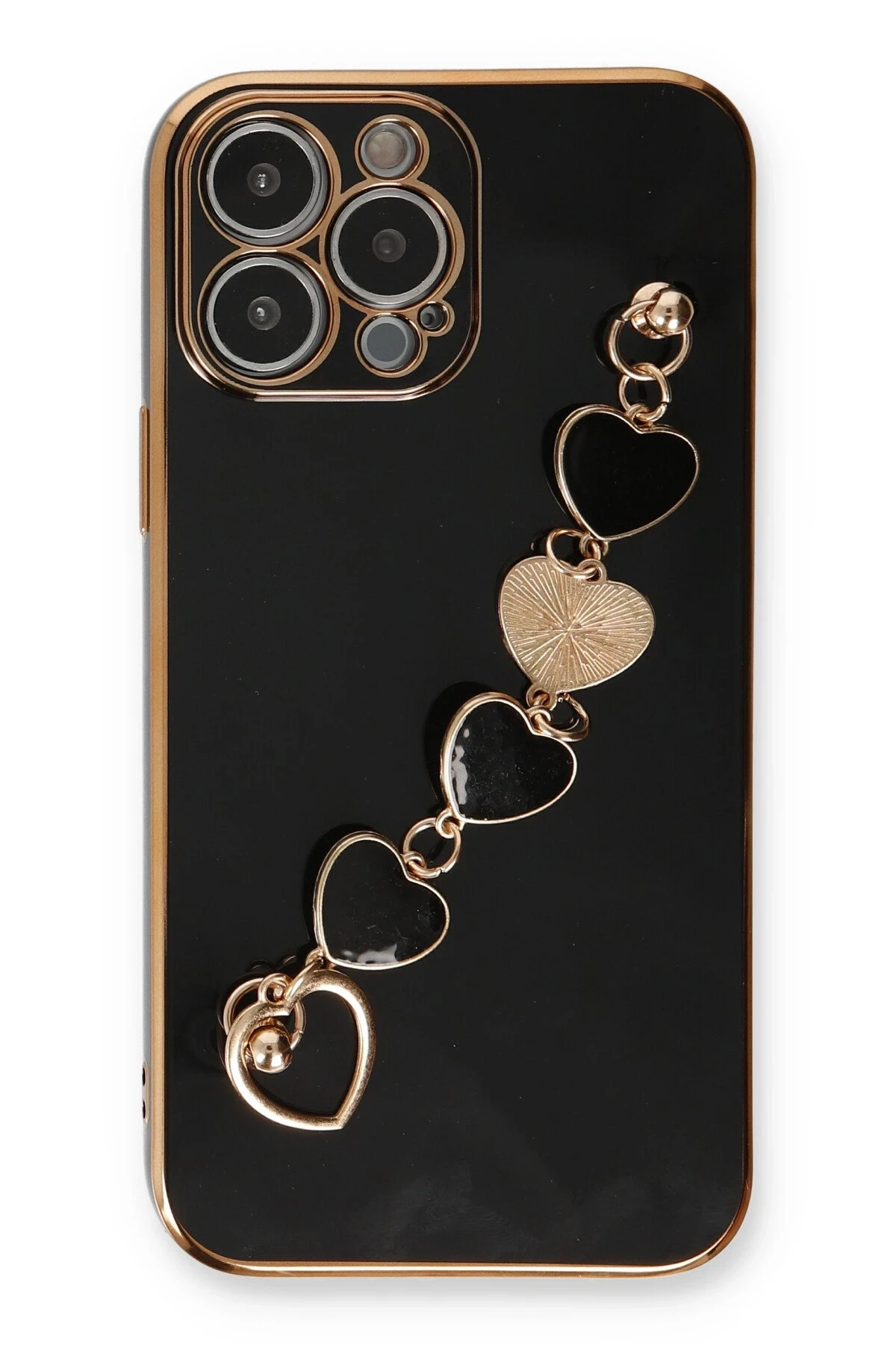 Newface iPhone 13 Pro Max Kılıf Esila Silikon - Siyah