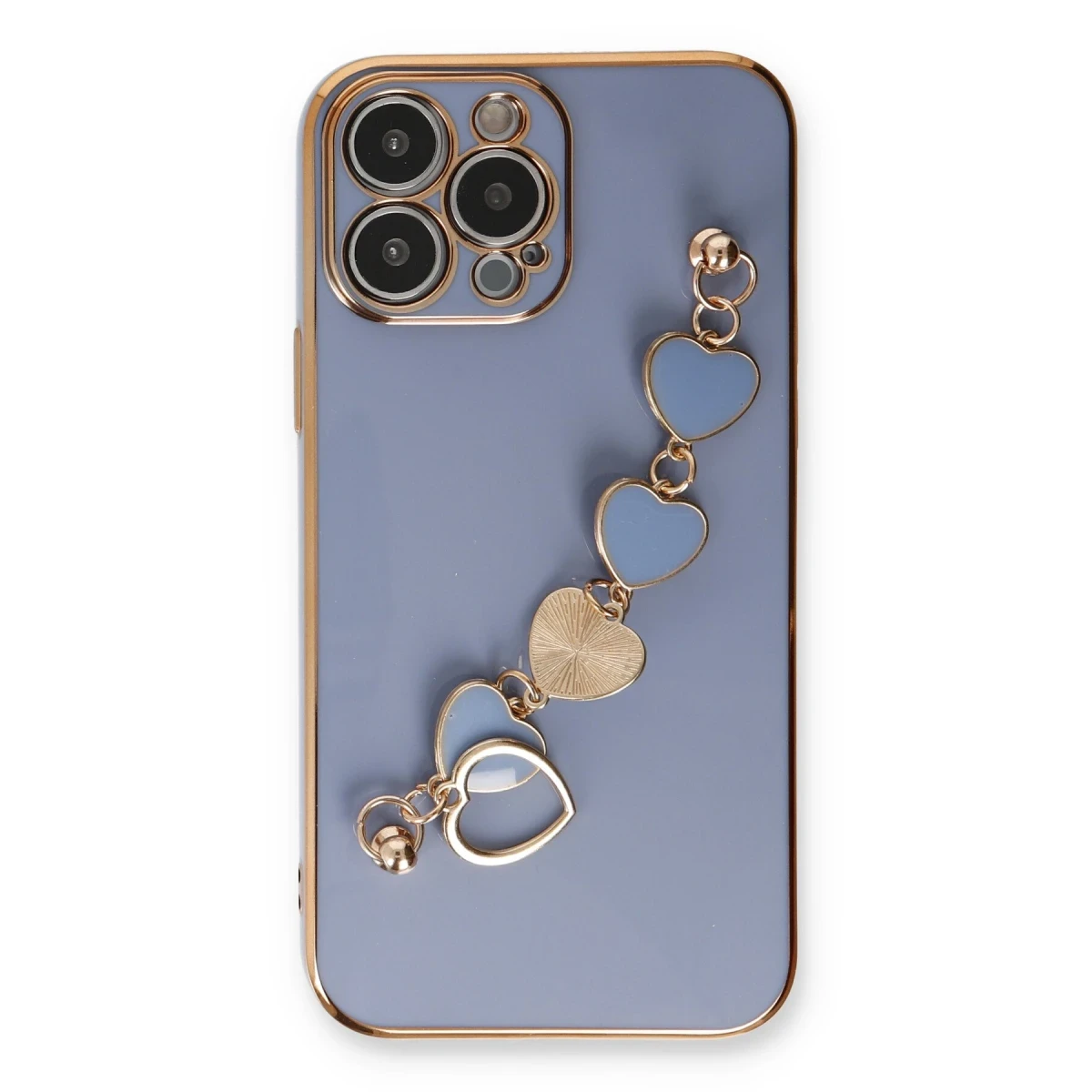 Newface Apple iPhone 13 Pro Max Kılıf Esila Silikon - Gri