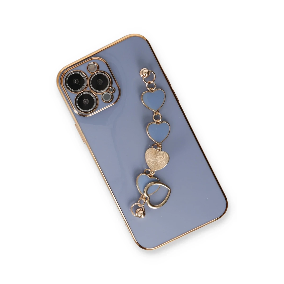 Newface Apple iPhone 13 Pro Max Kılıf Esila Silikon - Gri