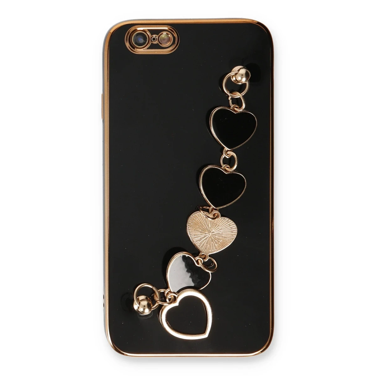 Newface Apple iPhone 6 Kılıf Esila Silikon - Siyah