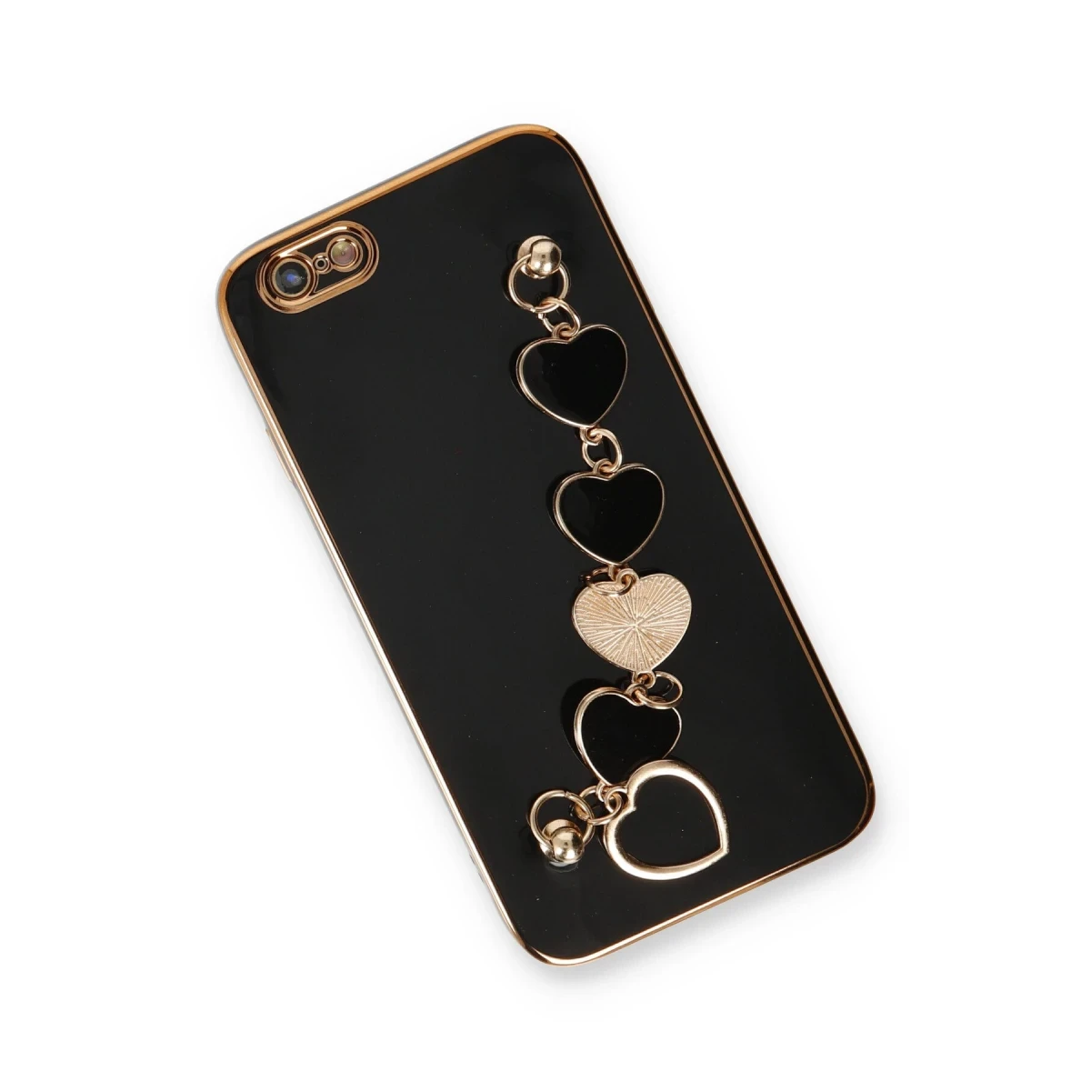 Newface Apple iPhone 6 Kılıf Esila Silikon - Siyah