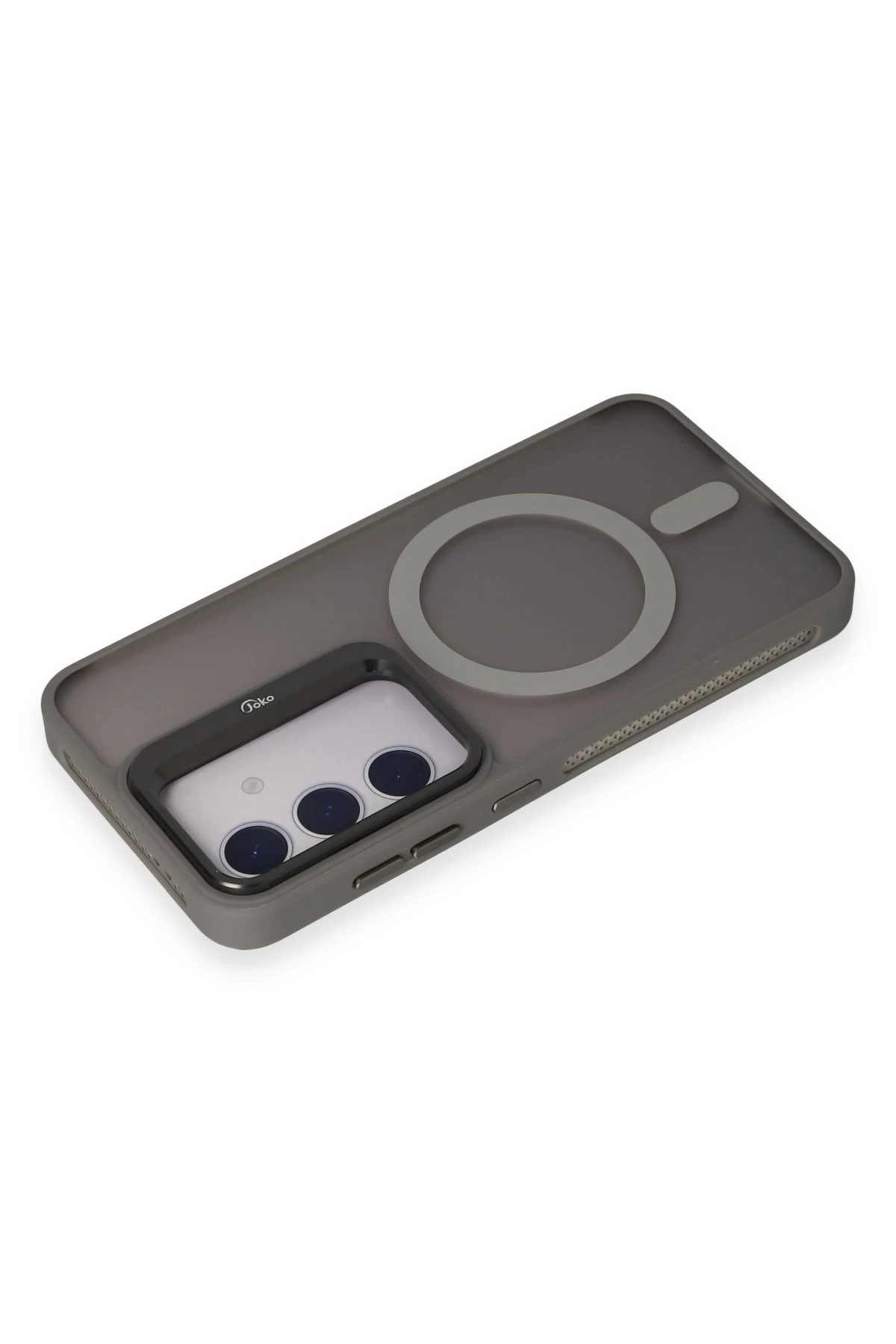 Joko Samsung Galaxy S24 Plus Flet Lens Magsafe Kapak - Gri — görsel 3