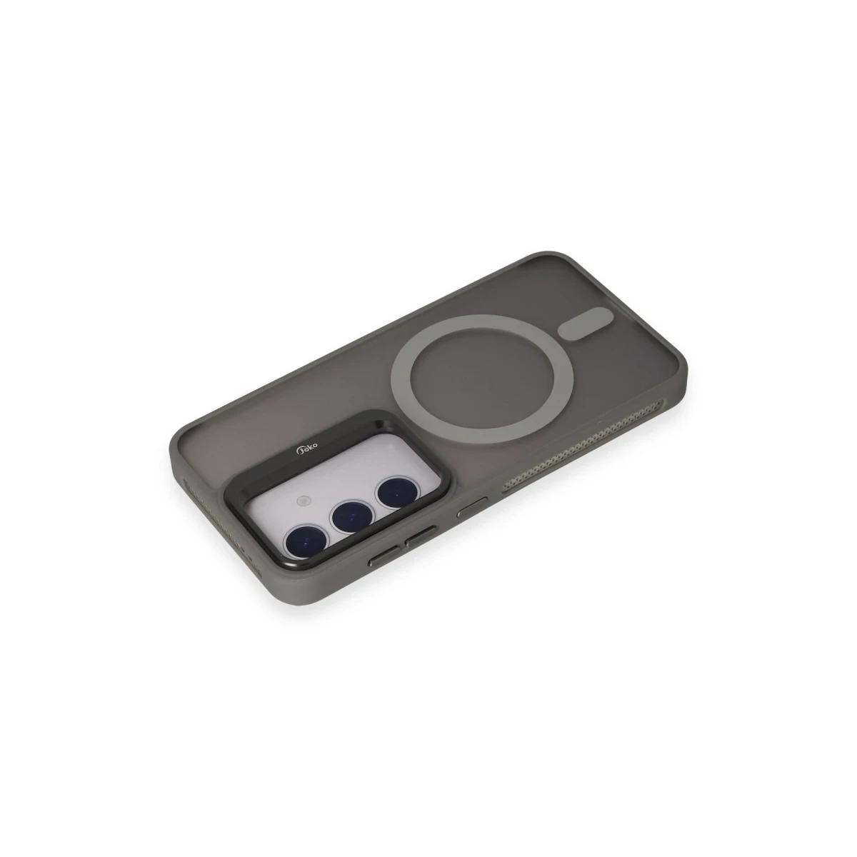 Joko Samsung Galaxy S24 Plus Flet Lens Magsafe Kapak - Gri — görsel 8