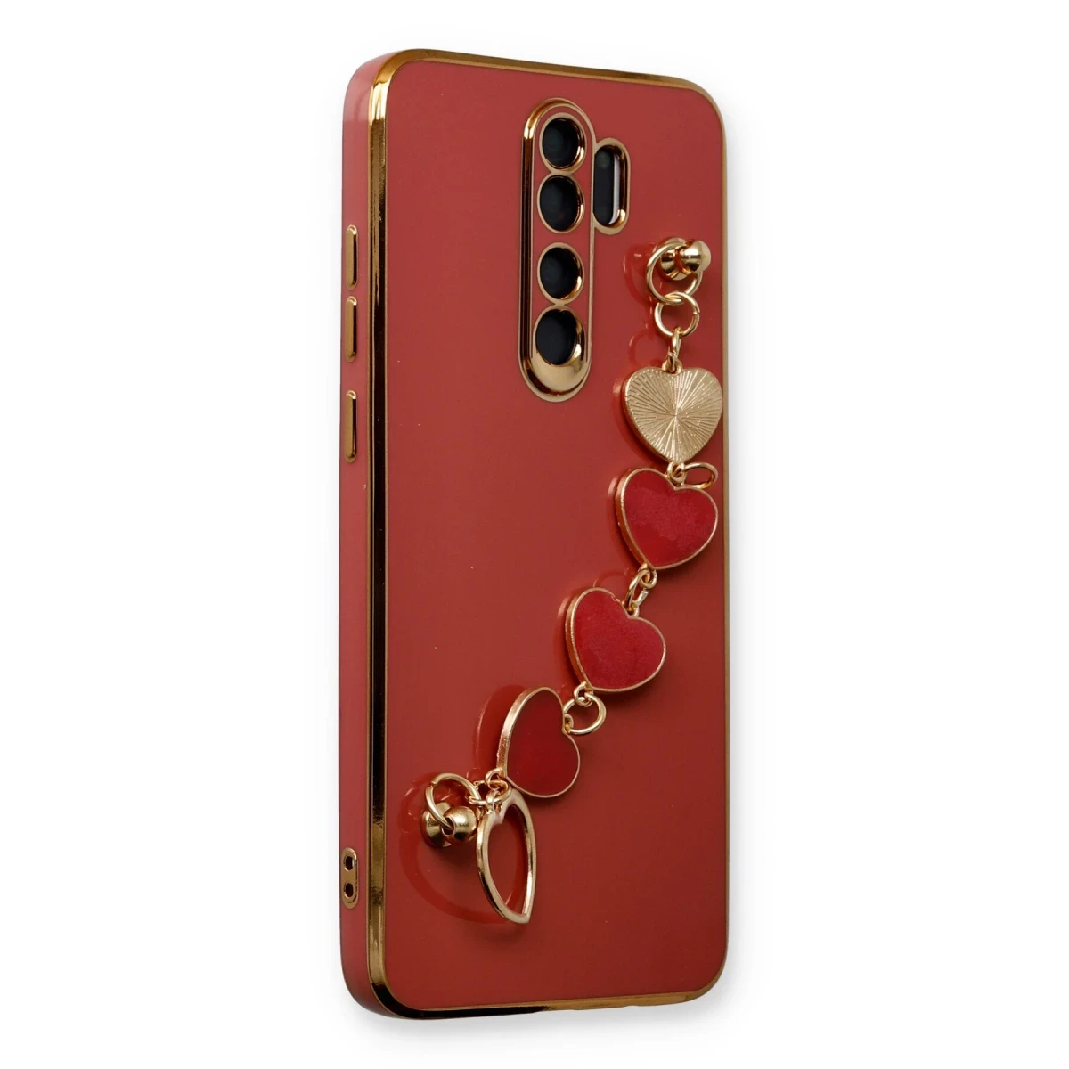 Newface Xiaomi Redmi Note 8 Pro Kılıf Esila Silikon - Kırmızı