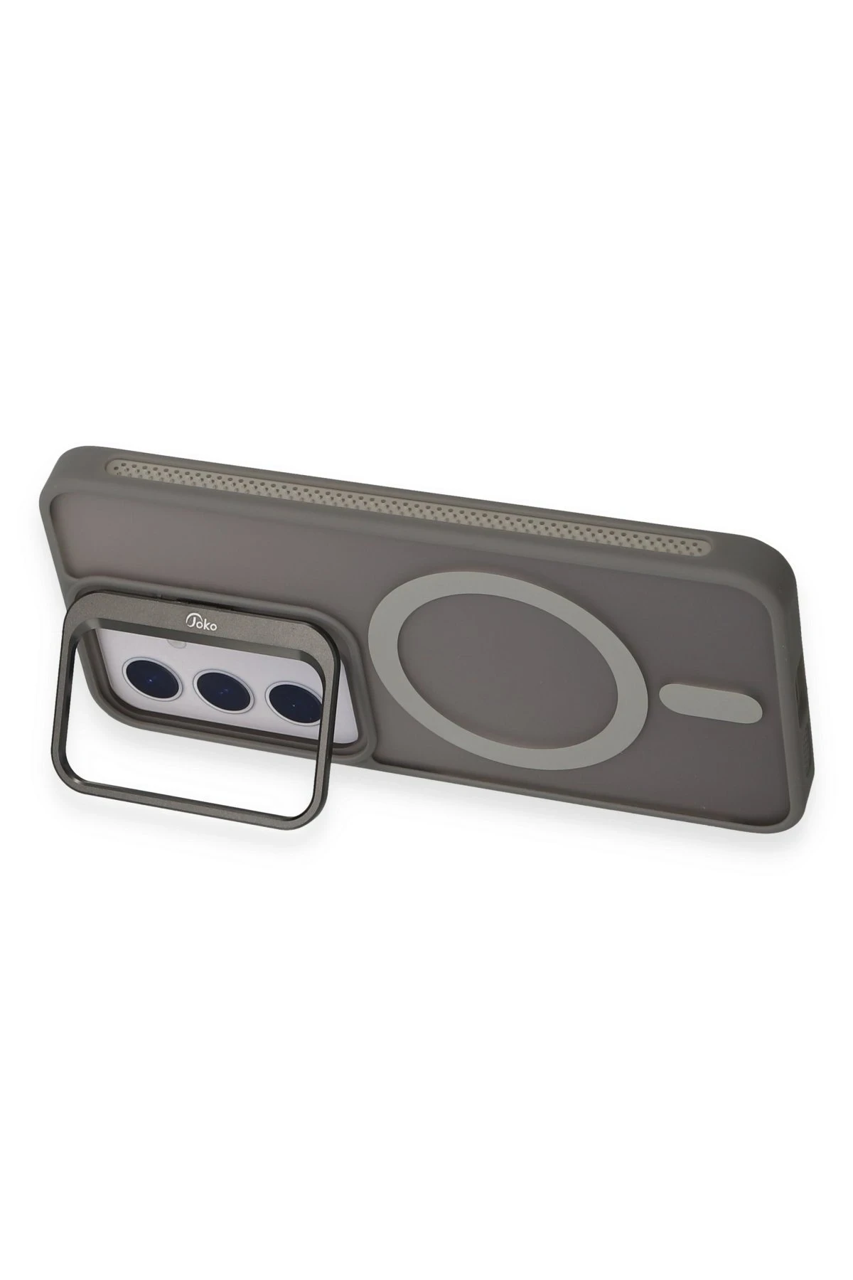 Joko Samsung Galaxy S24 Plus Flet Lens Magsafe Kapak - Gri — görsel 4