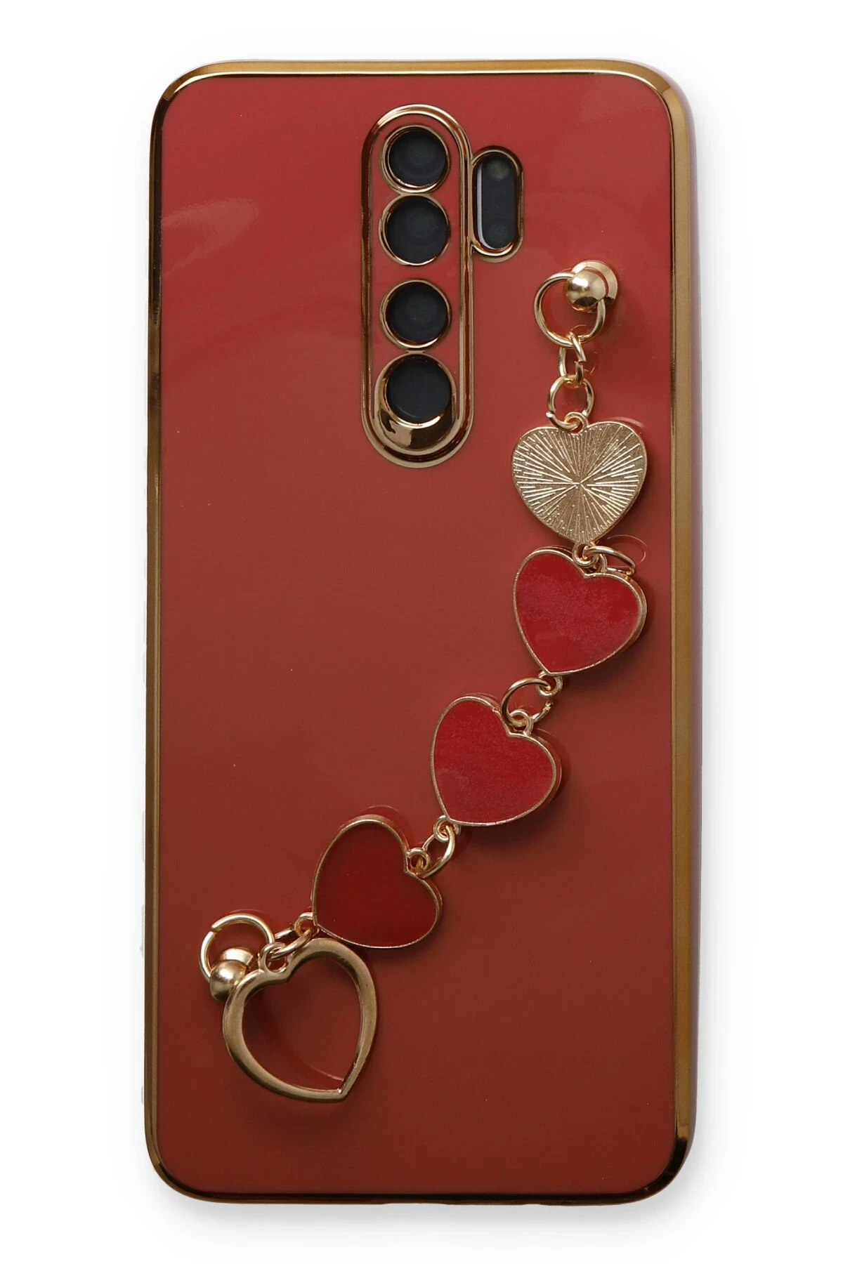 Newface Xiaomi Redmi Note 8 Pro Kılıf Esila Silikon - Kırmızı