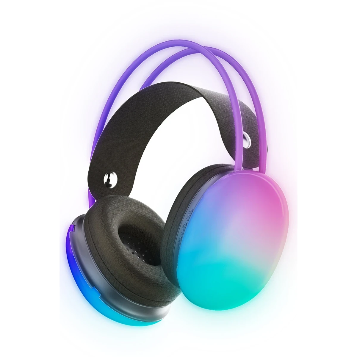 Karler Bass KRH1 RGB Kafaüstü Kablosuz Kulaklık - Gri — görsel 3