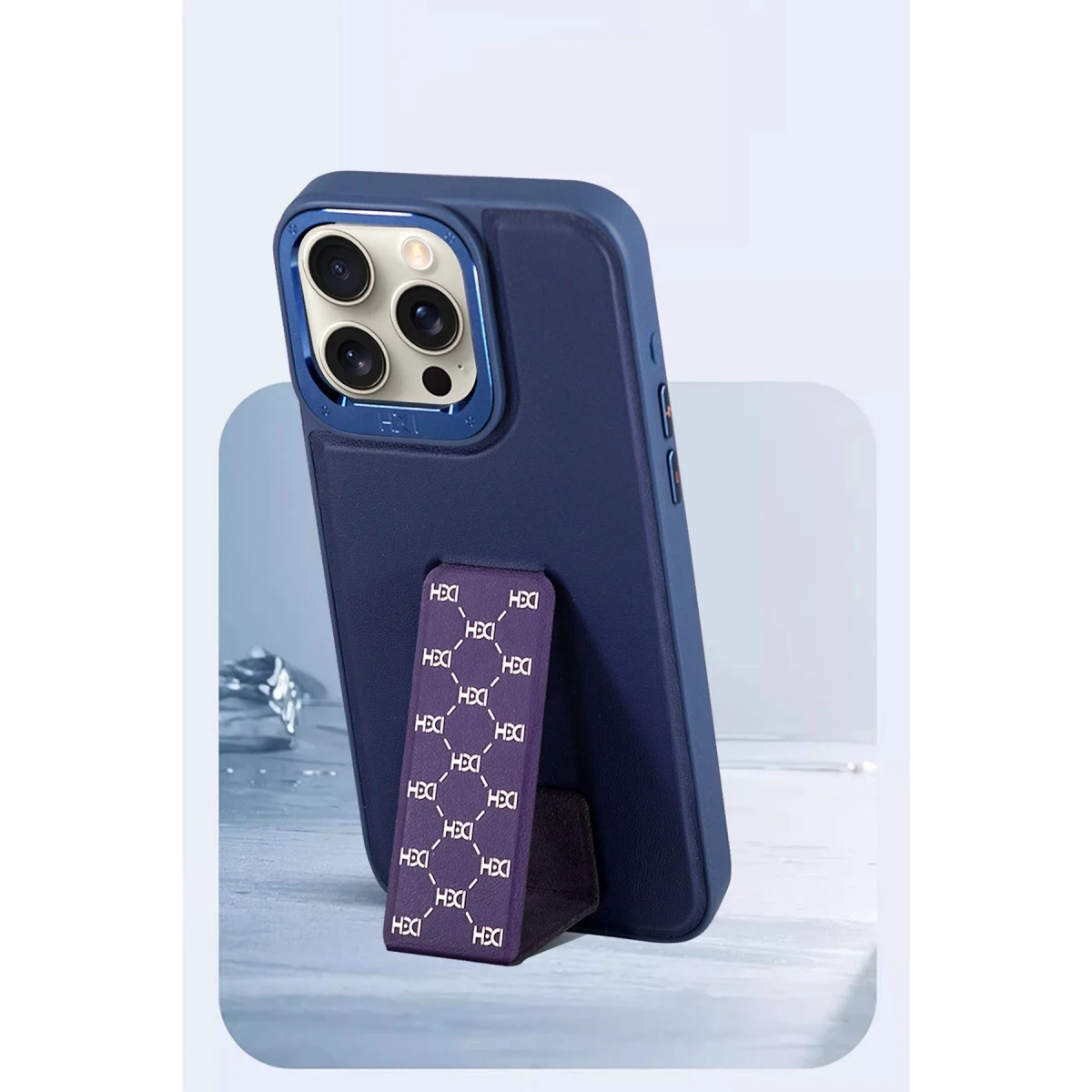 HDD Apple iPhone 14 Pro Max HBC-265 Madrid Magsafe Standlı Kapak - Derin Mor
