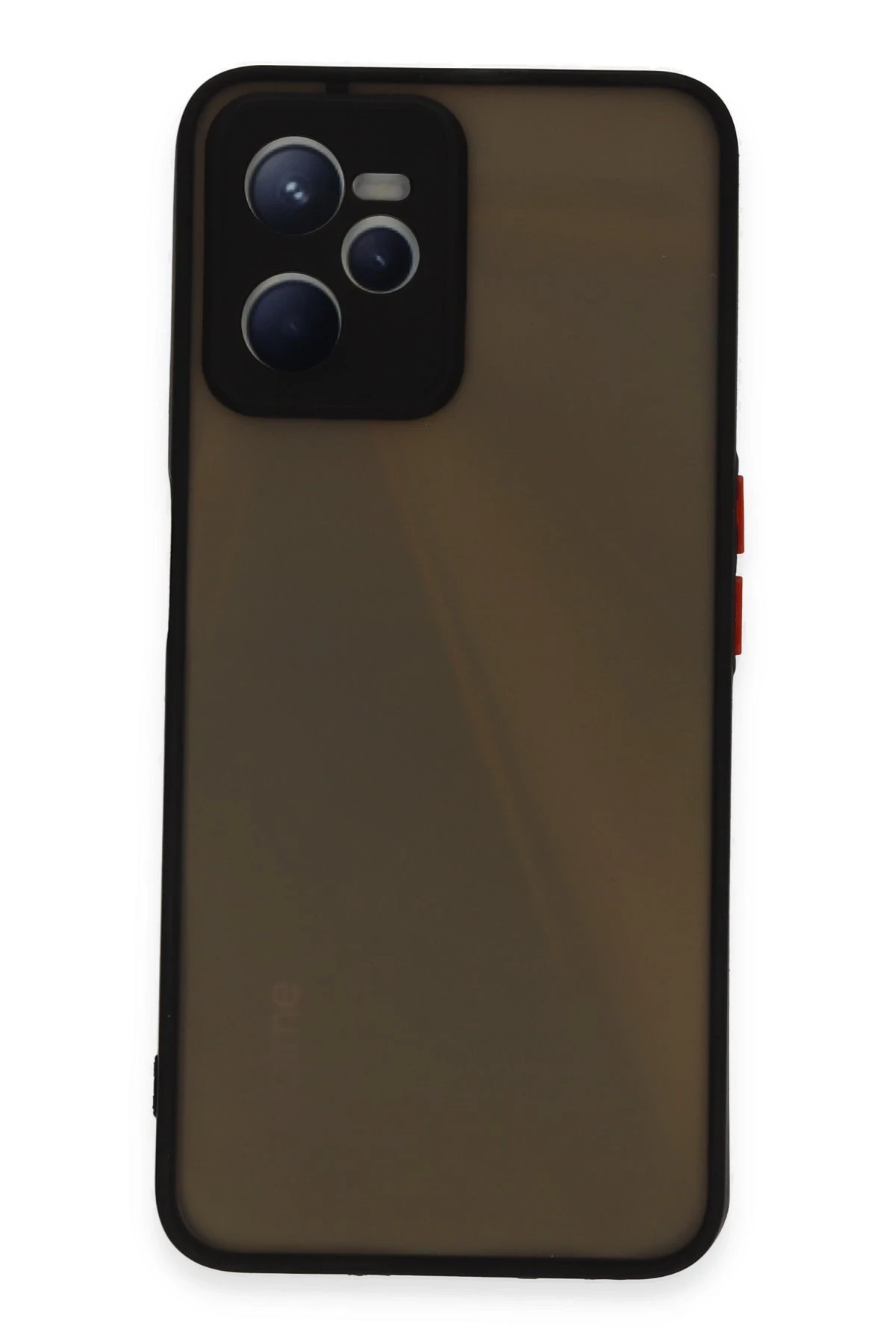 Newface Realme C35 Kılıf Montreal Silikon Kapak - Siyah