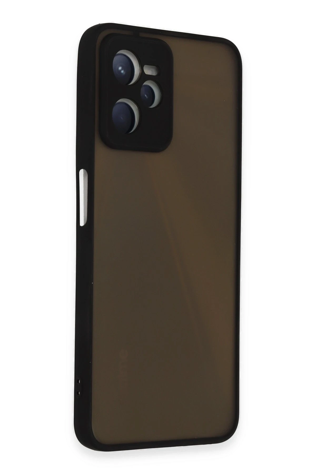 Newface Realme C35 Kılıf Montreal Silikon Kapak - Siyah