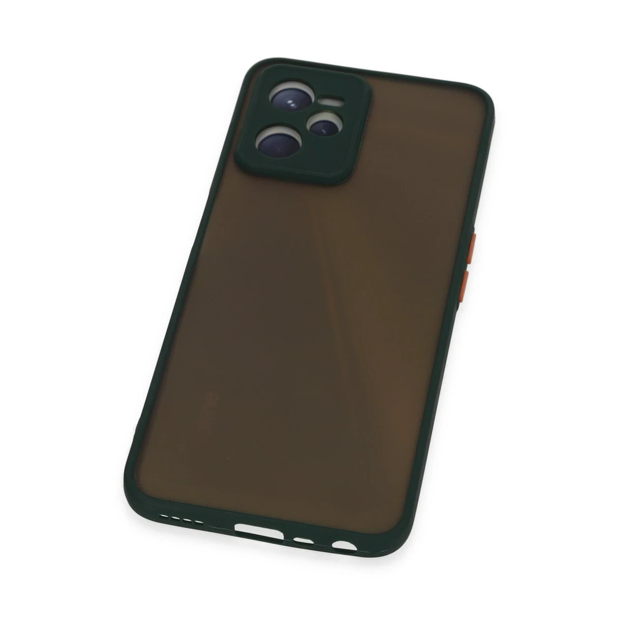 Realme C35 Kılıf Montreal Silikon Kapak - Yeşil
