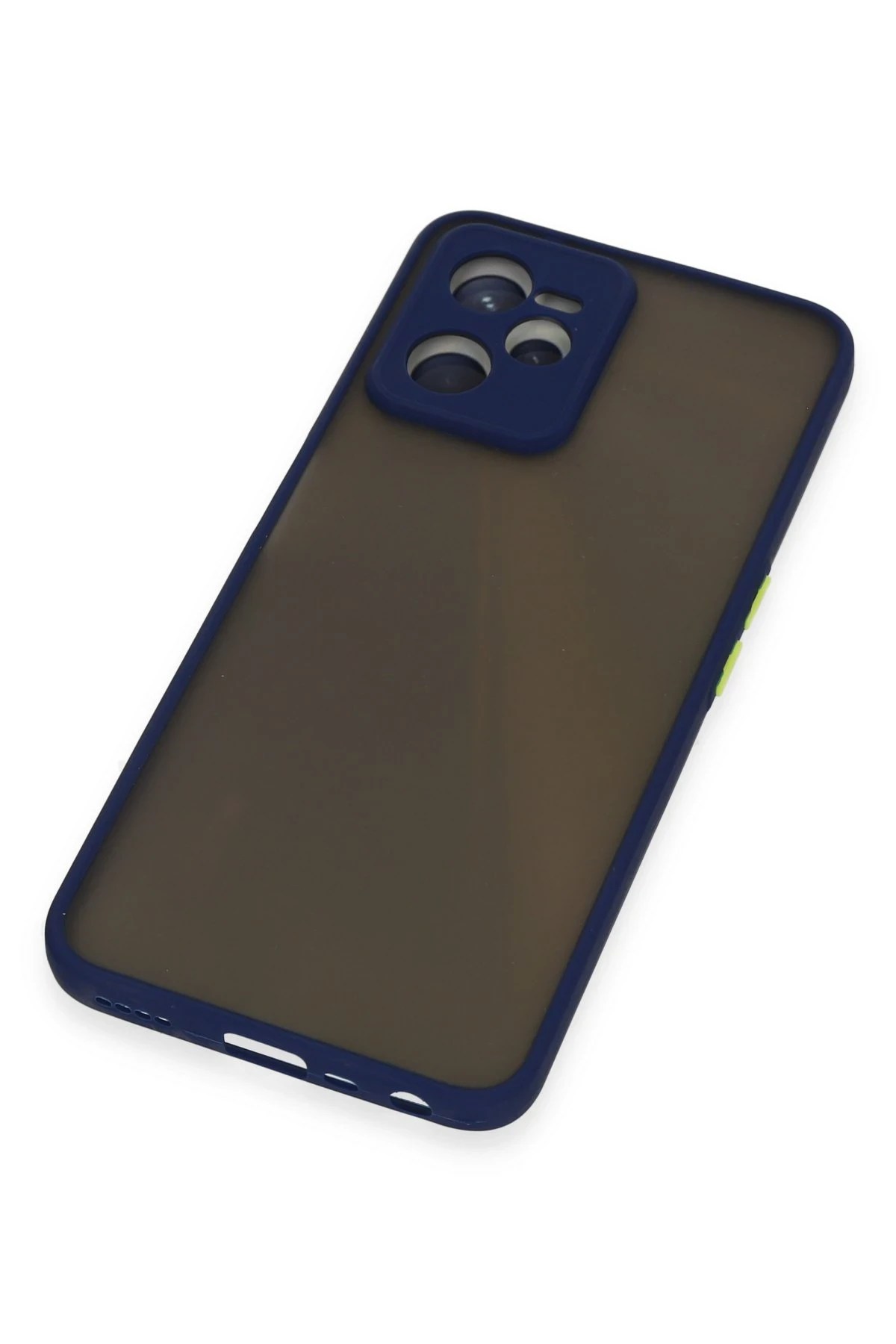 Newface Realme C35 Kılıf Montreal Silikon Kapak - Lacivert