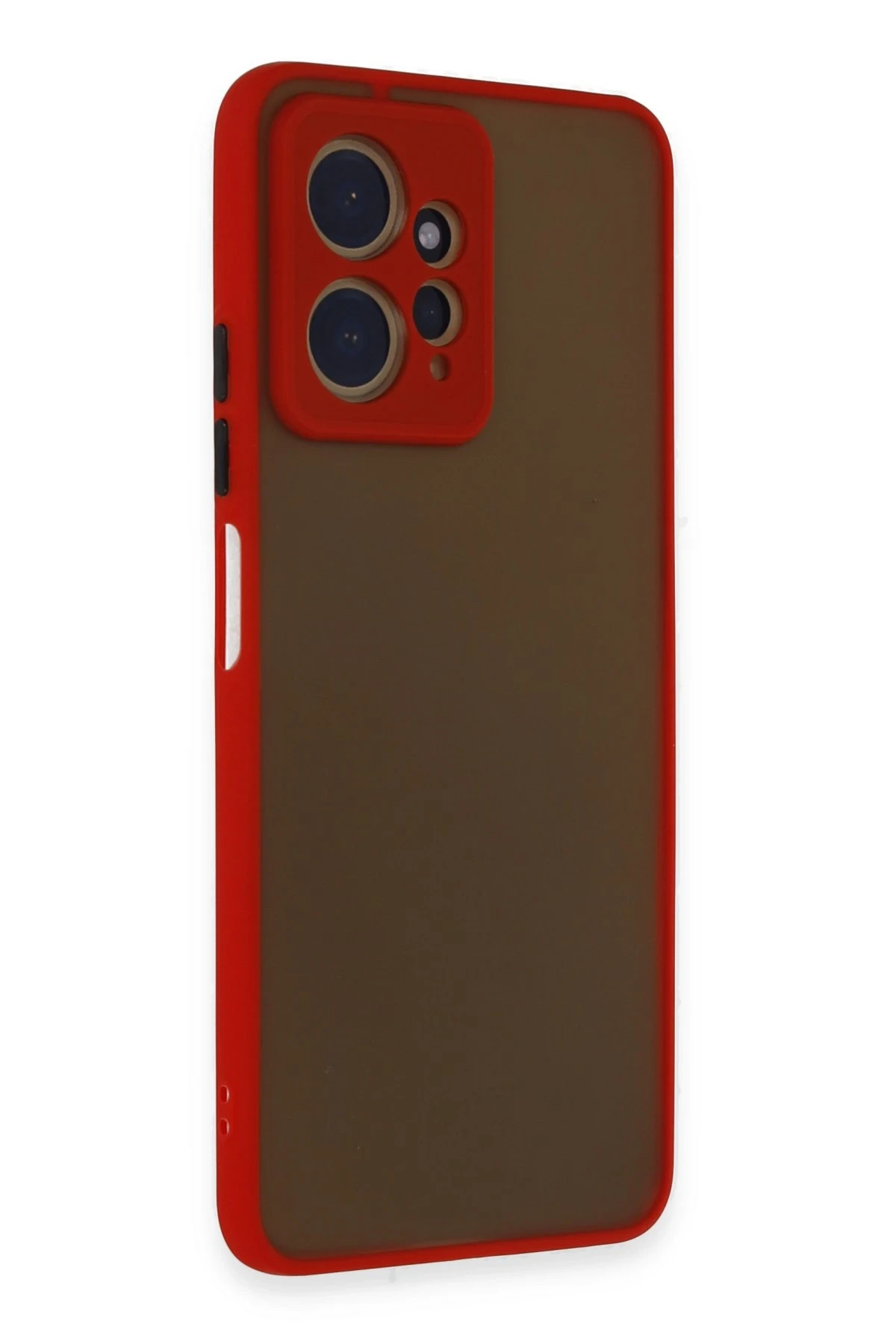 Newface Xiaomi Redmi Note 12 4G Kılıf Montreal Silikon Kapak - Kırmızı