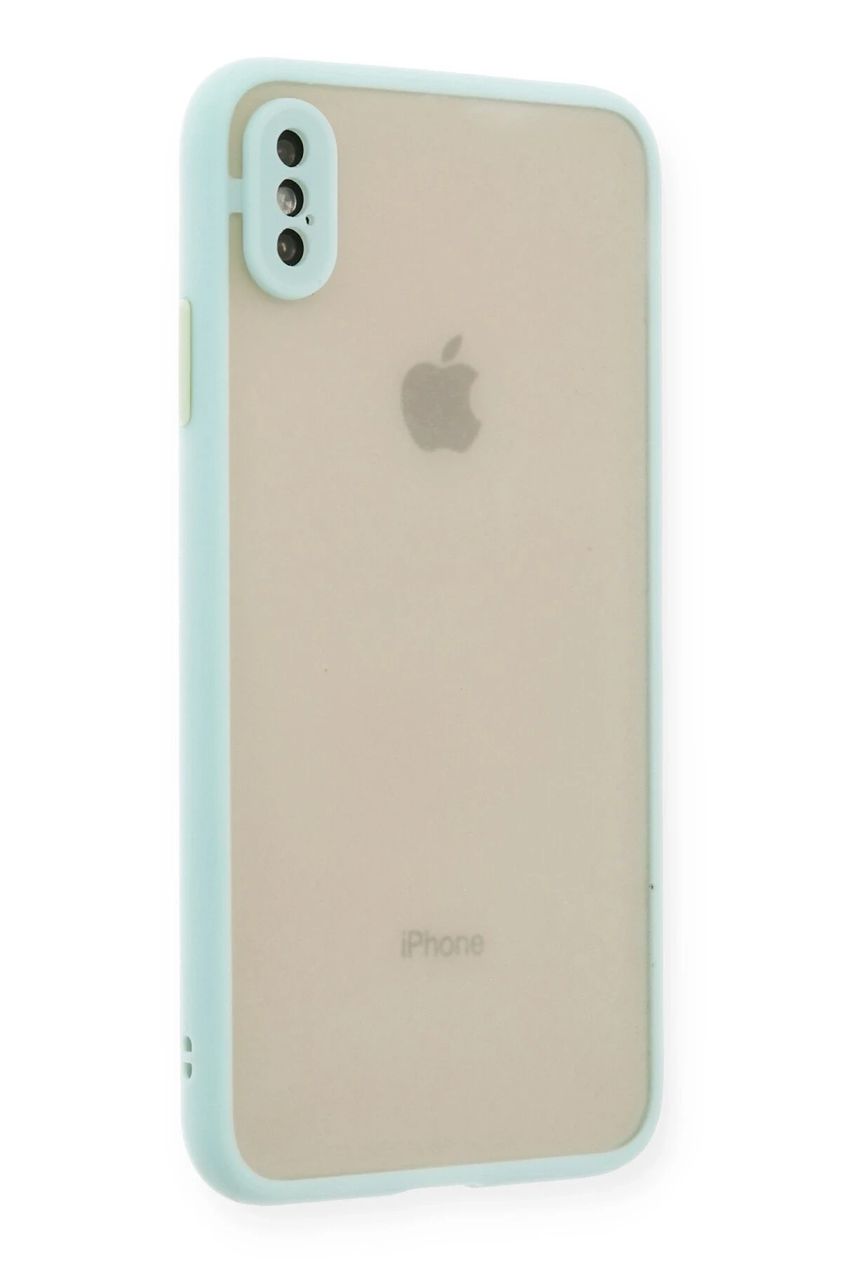 Newface iPhone XS Max Kılıf Montreal Silikon Kapak - Turkuaz