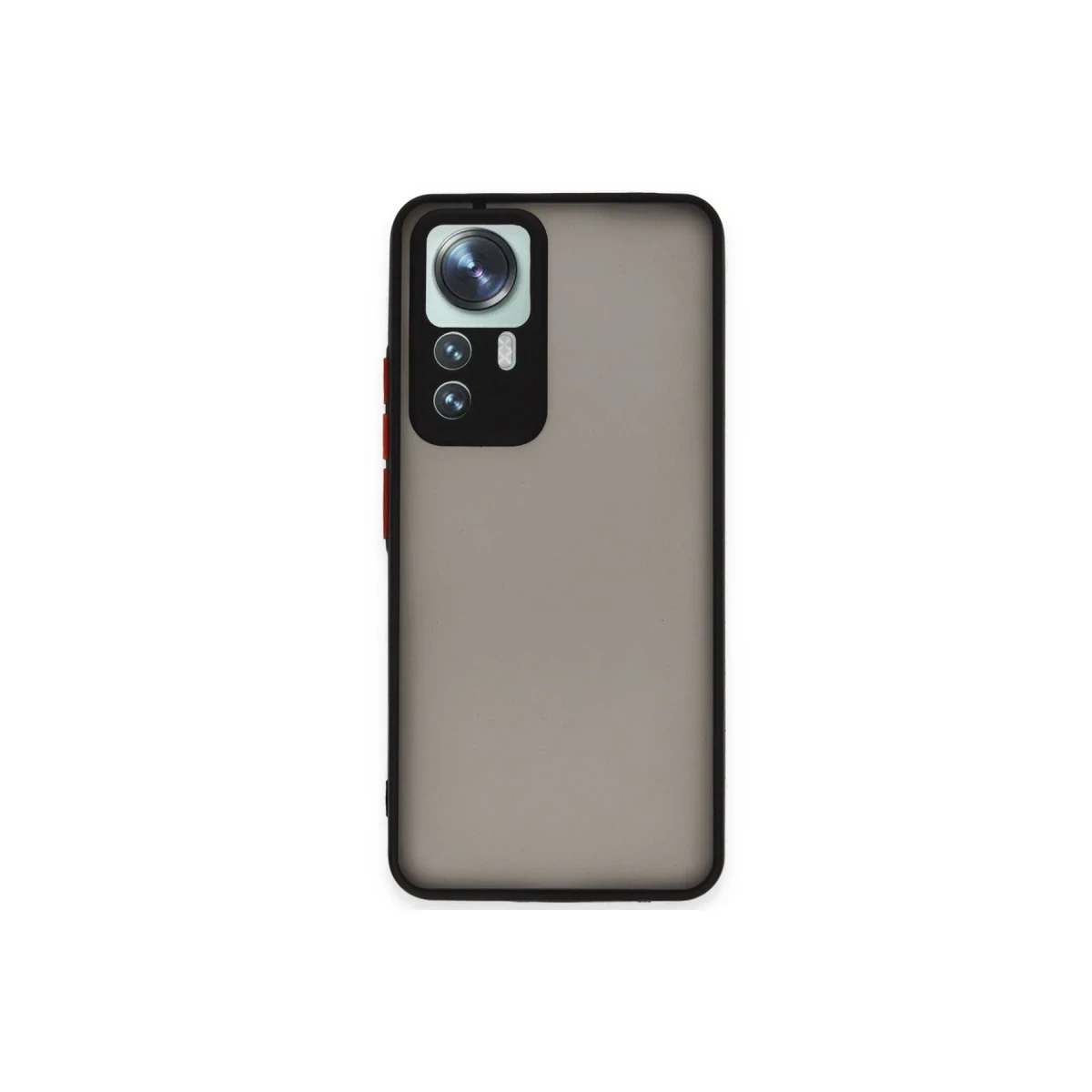 Newface Xiaomi Mi 12T Pro Kılıf Montreal Silikon Kapak - Siyah