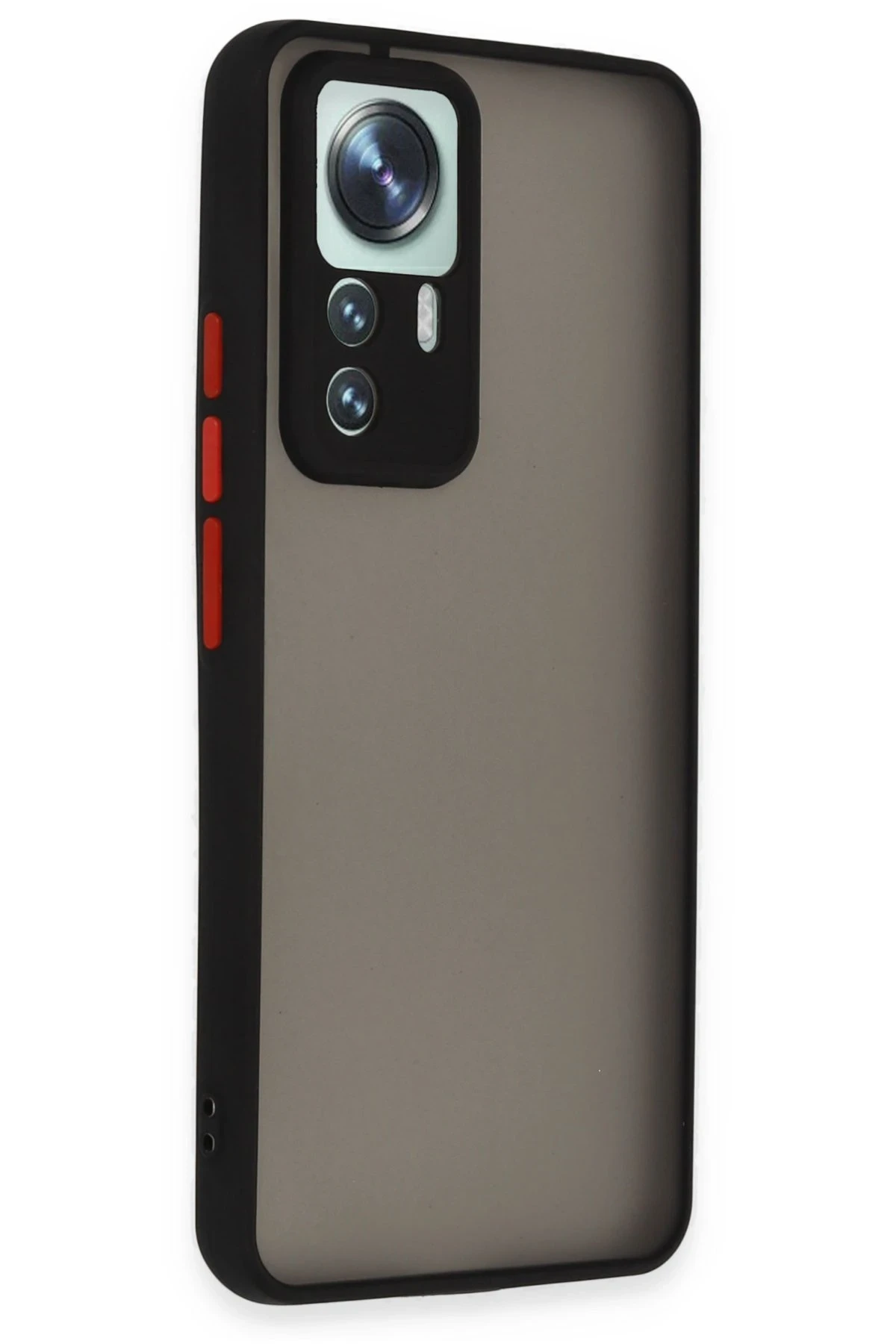 Newface Xiaomi Mi 12T Pro Kılıf Montreal Silikon Kapak - Siyah