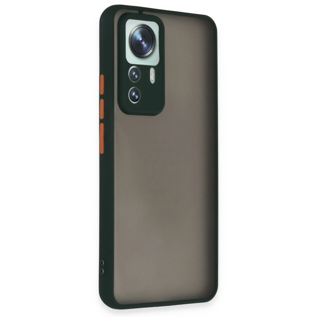 Xiaomi Mi 12T Pro Kılıf Montreal Silikon Kapak - Yeşil