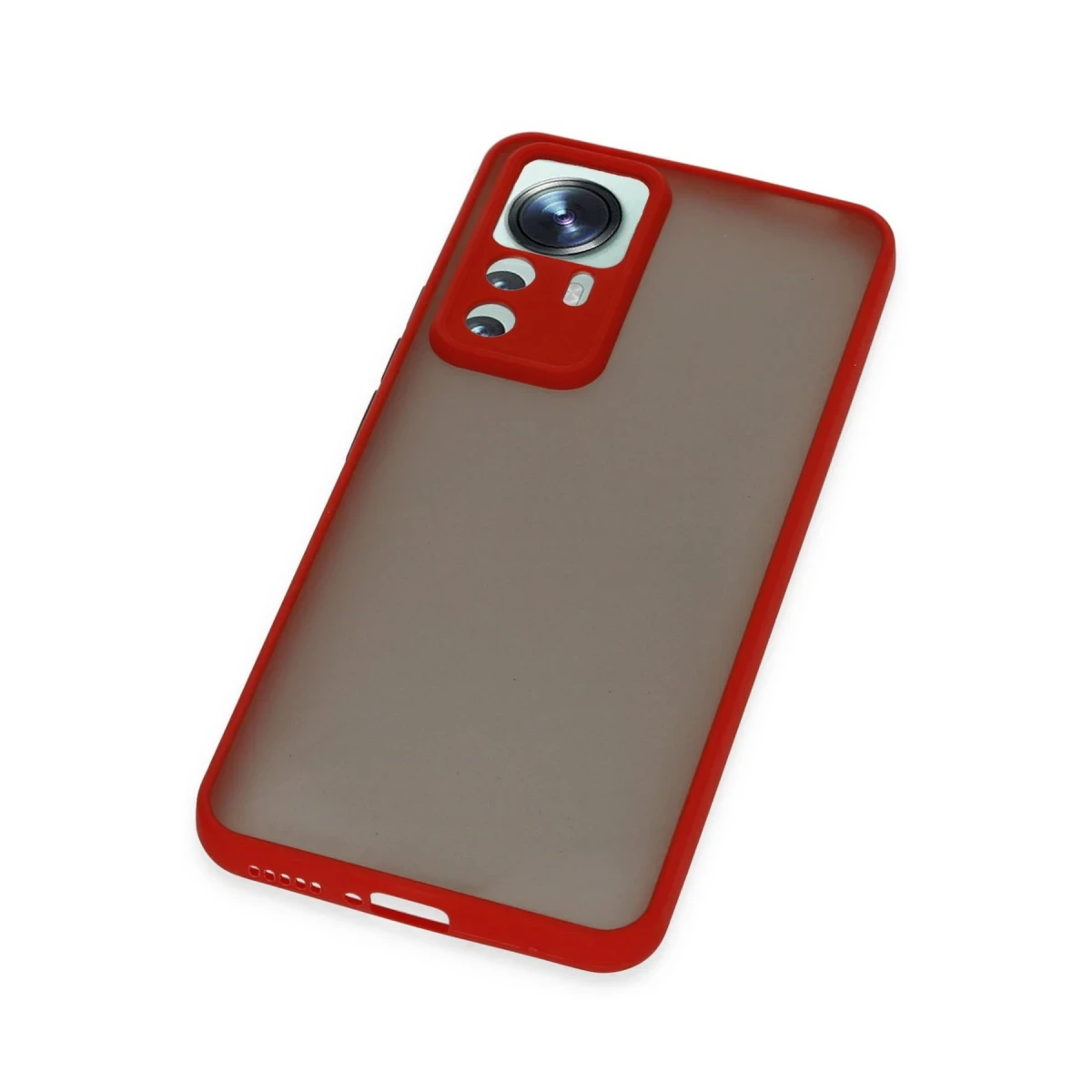 Xiaomi Mi 12T Pro Kılıf Montreal Silikon Kapak - Kırmızı