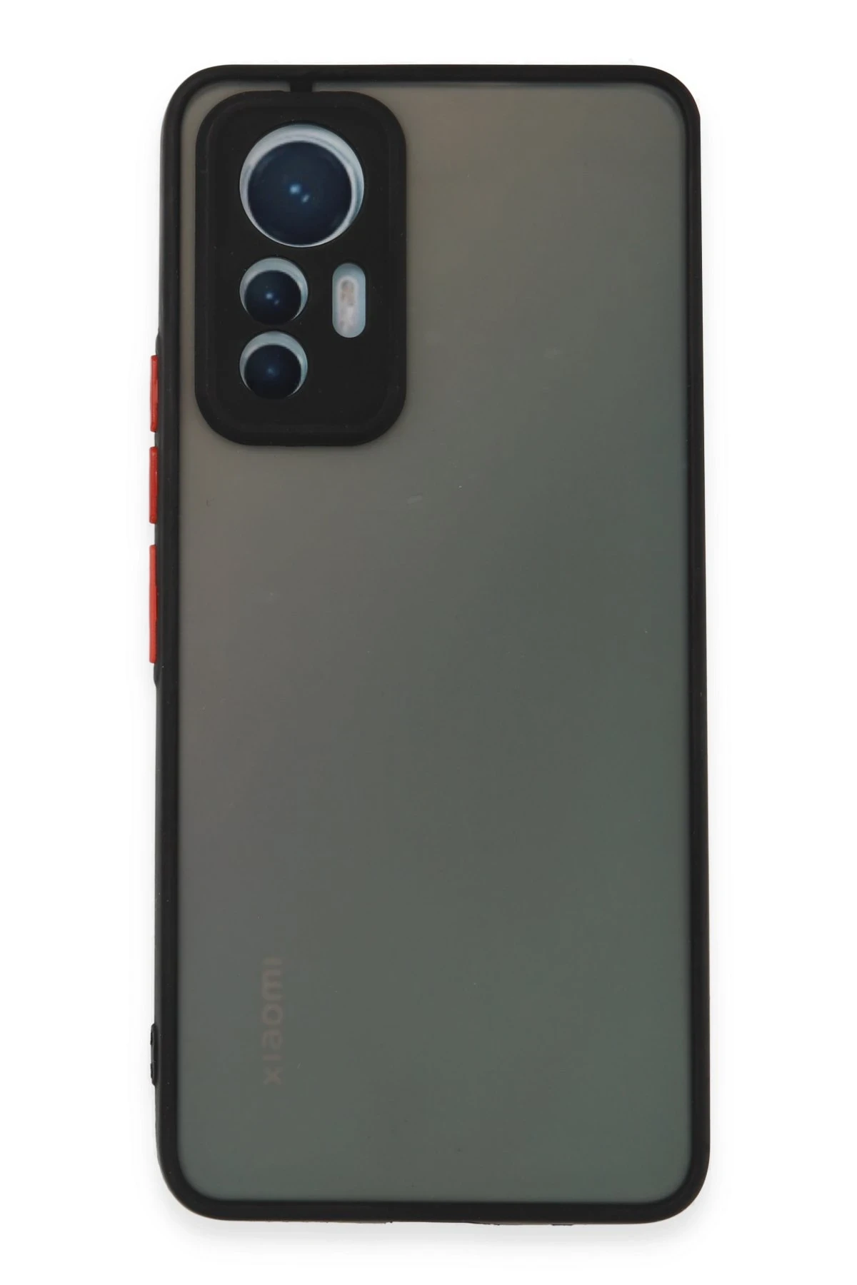 Newface Xiaomi Mi 12 Lite Kılıf Montreal Silikon Kapak - Siyah