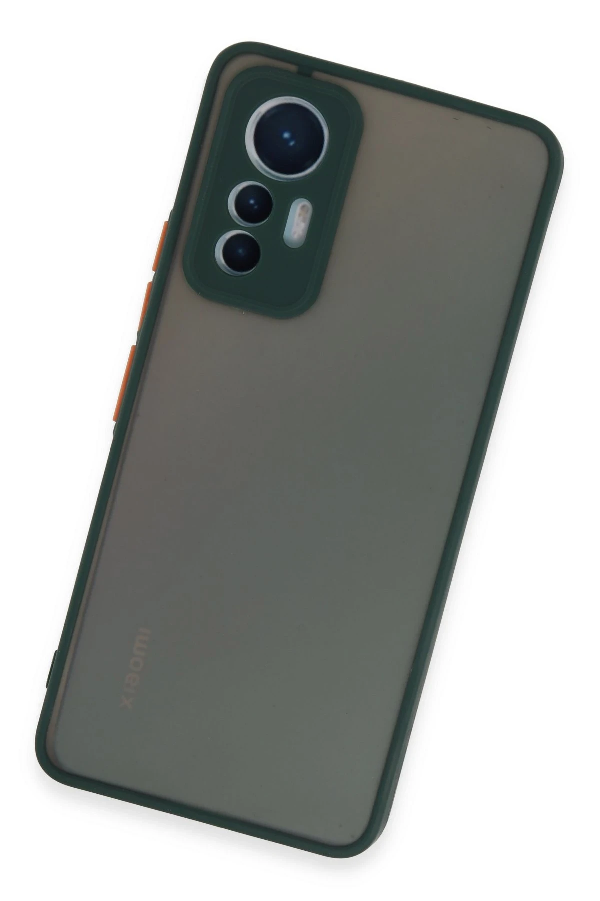 Newface Xiaomi Mi 12 Lite Kılıf Montreal Silikon Kapak - Yeşil