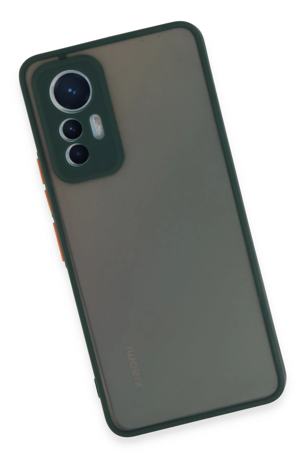 Newface Xiaomi Mi 12 Lite Kılıf Montreal Silikon Kapak - Yeşil