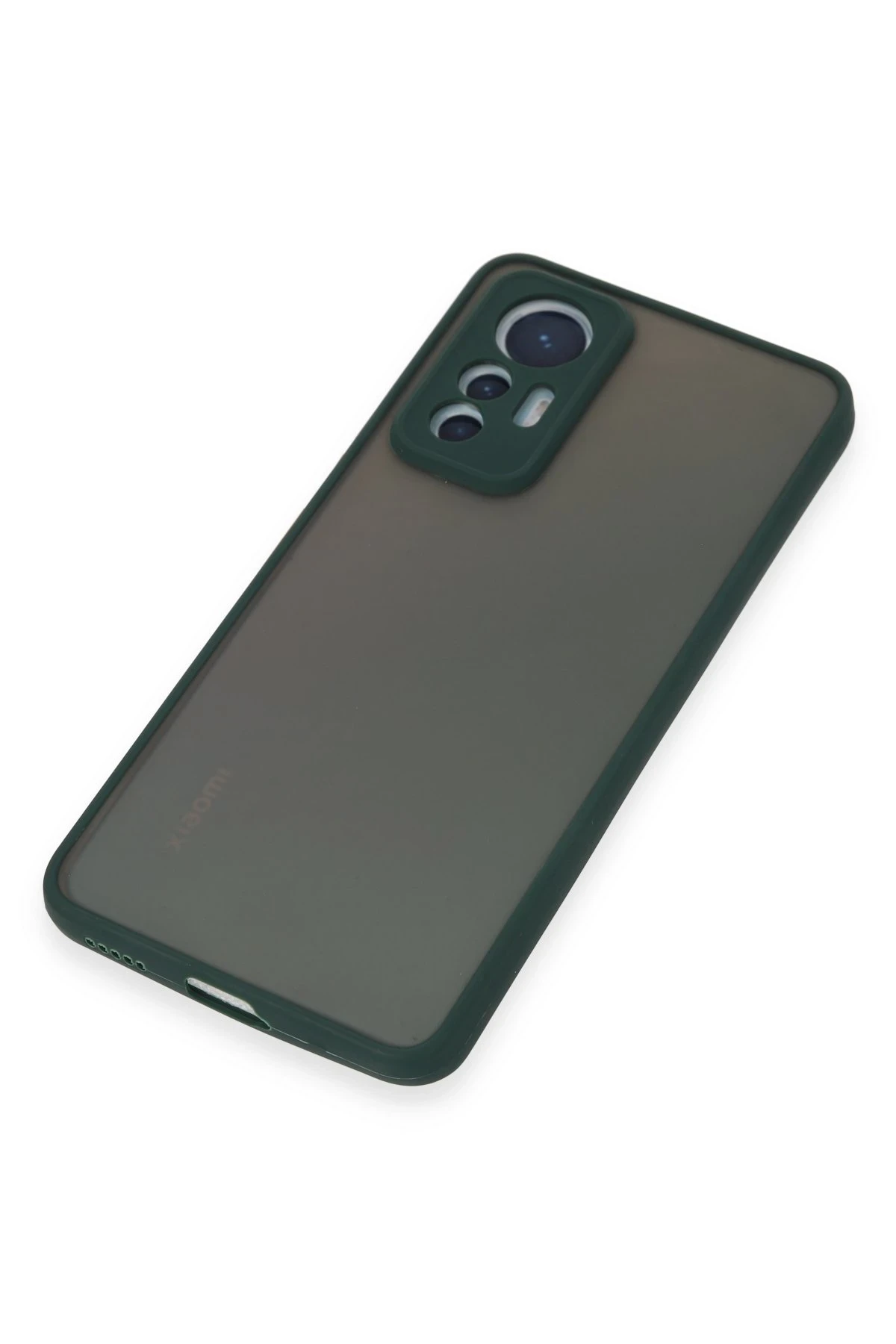 Newface Xiaomi Mi 12 Lite Kılıf Montreal Silikon Kapak - Yeşil