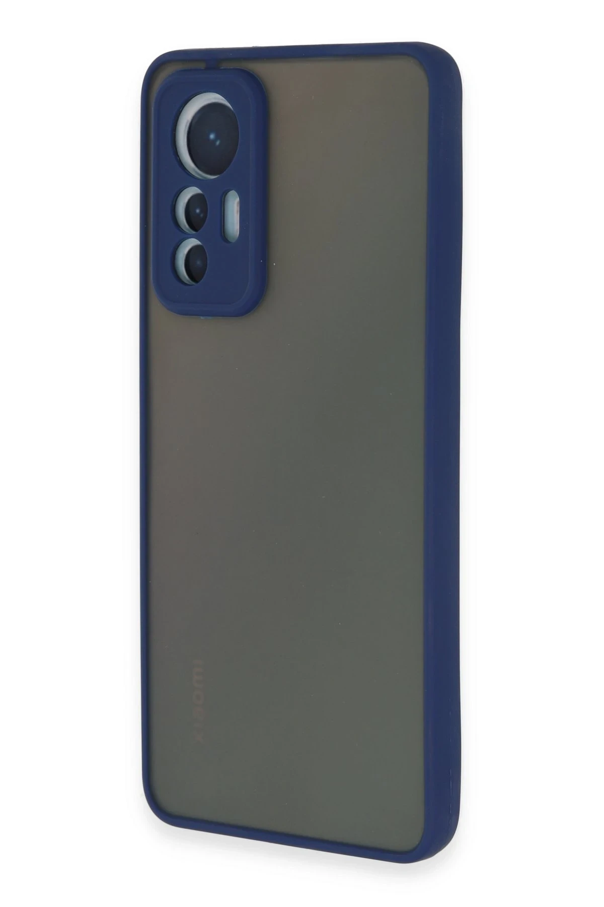 Newface Xiaomi Mi 12 Lite Kılıf Montreal Silikon Kapak - Lacivert