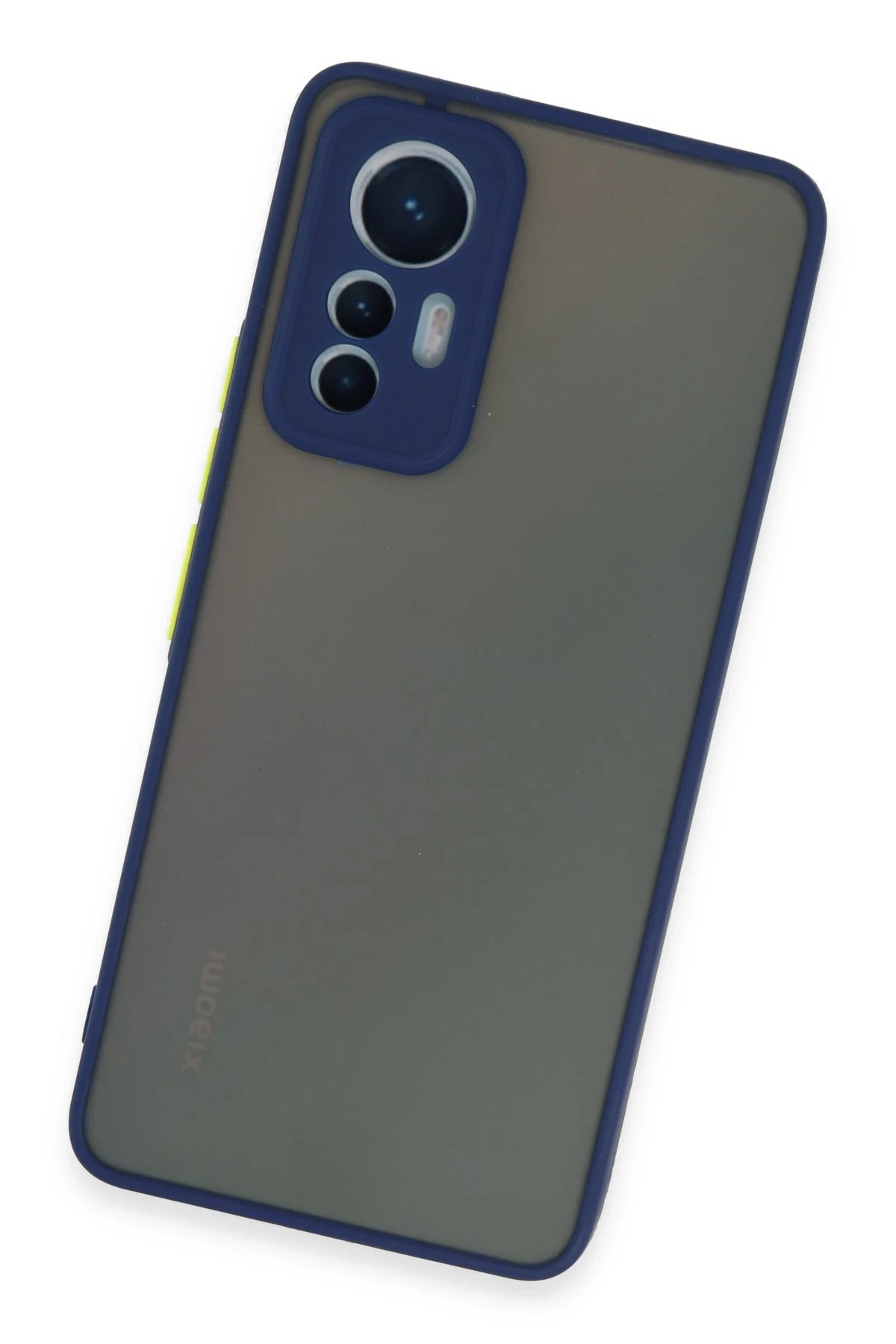Newface Xiaomi Mi 12 Lite Kılıf Montreal Silikon Kapak - Lacivert
