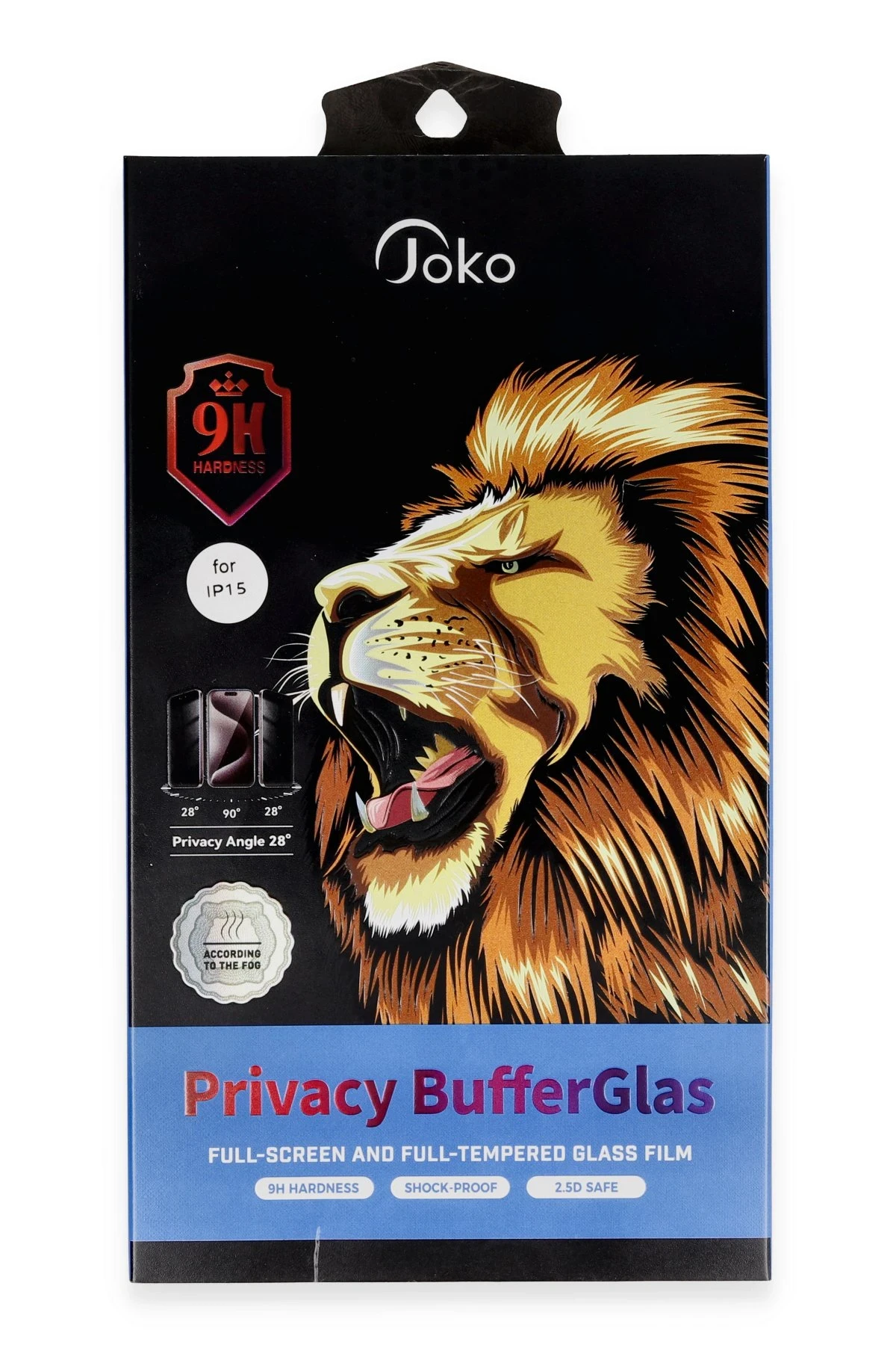 Joko iPhone 14 Pro Max Buffer Hayalet Cam Ekran Koruyucu - Siyah