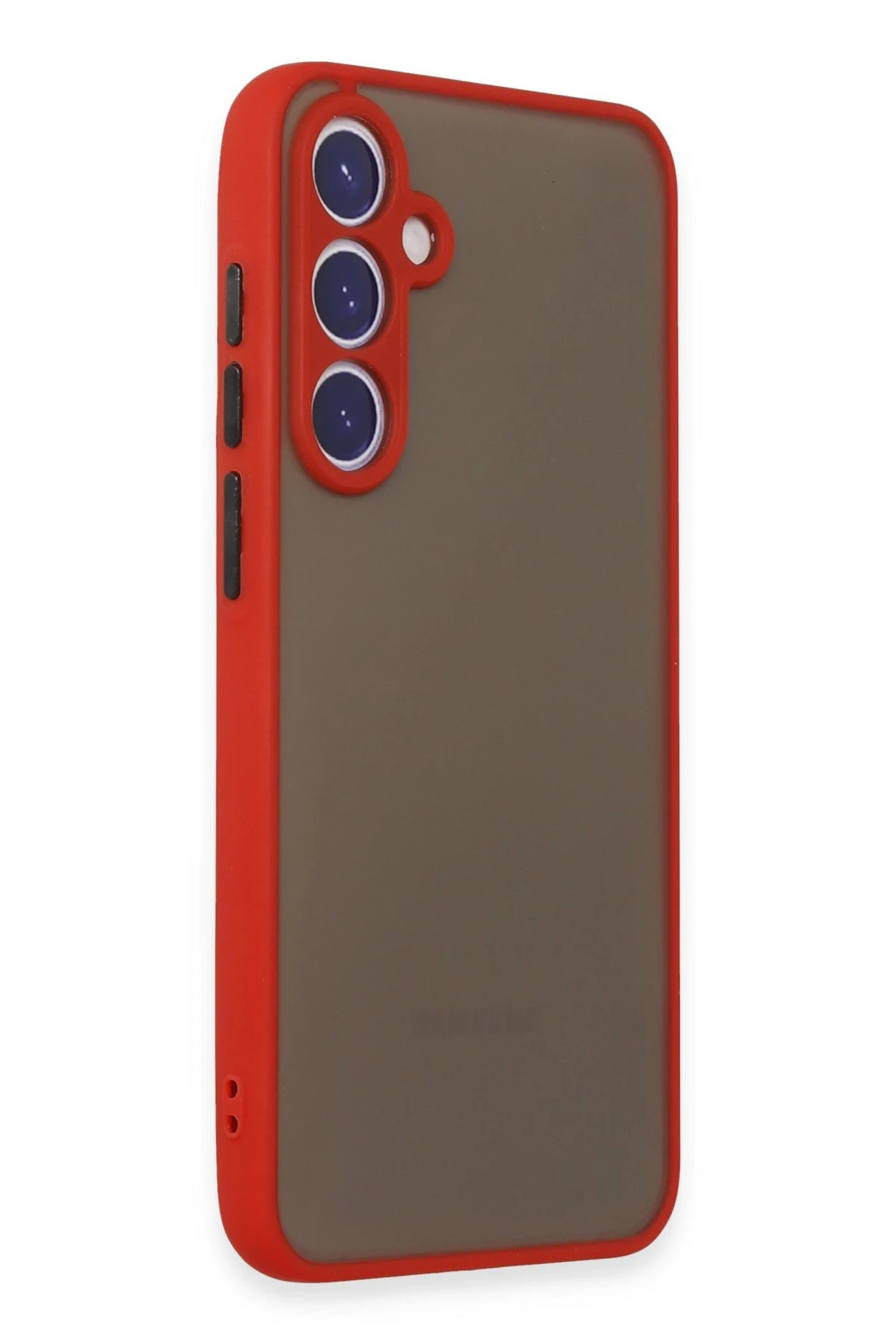 Newface Samsung Galaxy S23 Kılıf Montreal Silikon Kapak - Kırmızı