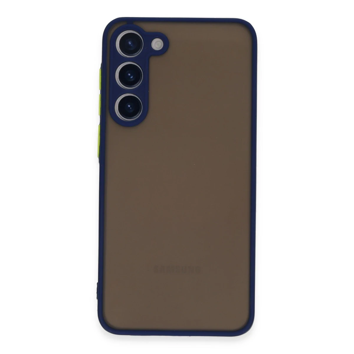 Newface Samsung Galaxy S23 Kılıf Montreal Silikon Kapak - Lacivert